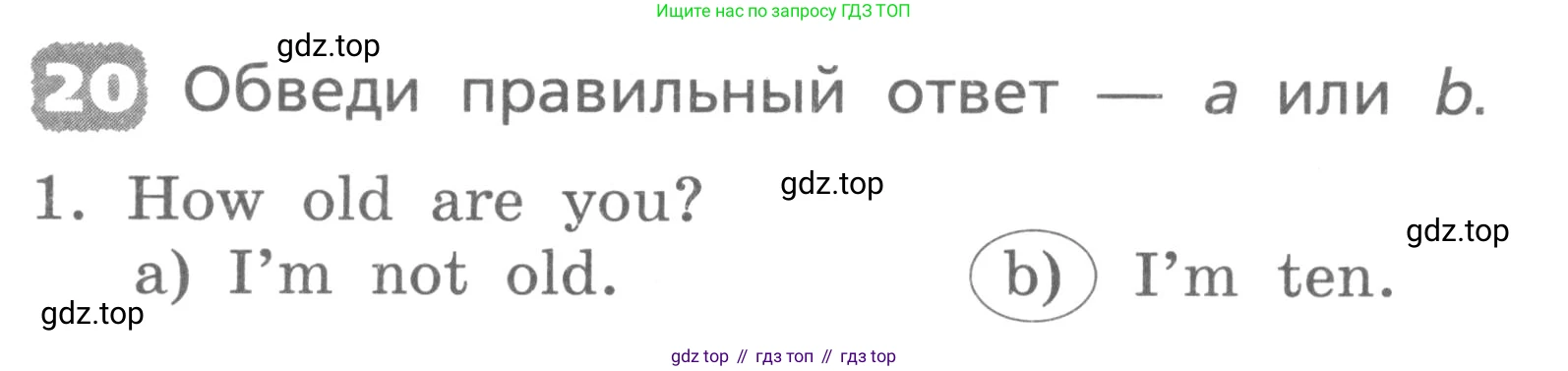 ГДЗ Английский язык (english), 3 класс Лексико-грамматический практикум, авторы: Афанасьева Ольга Васильевна (Afanasyeva Olga), Михеева Ирина Владимировна (Mikheeva Irina), Сьянов Александр Валерьевич, издательство Дрофа, Москва, 2017, зелёного цвета, страница 70, номер 20, Условие