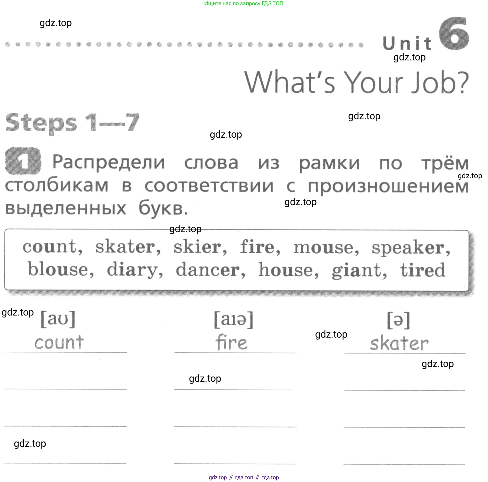 ГДЗ Английский язык (english), 3 класс Лексико-грамматический практикум, авторы: Афанасьева Ольга Васильевна (Afanasyeva Olga), Михеева Ирина Владимировна (Mikheeva Irina), Сьянов Александр Валерьевич, издательство Дрофа, Москва, 2017, зелёного цвета, страница 95, номер 1, Условие