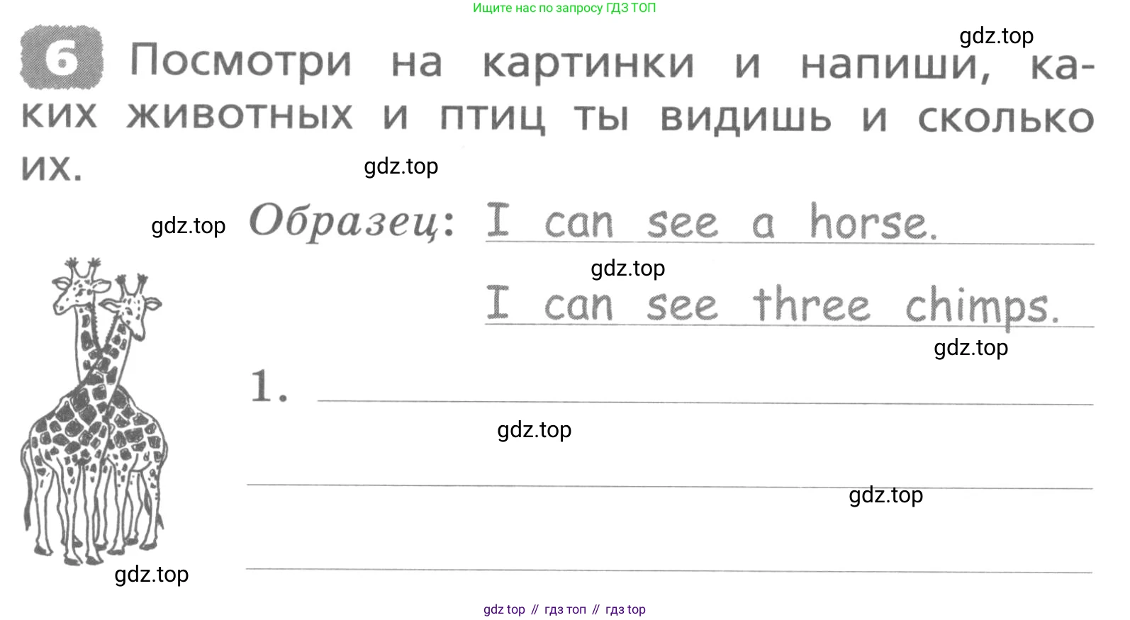 ГДЗ Английский язык (english), 3 класс Лексико-грамматический практикум, авторы: Афанасьева Ольга Васильевна (Afanasyeva Olga), Михеева Ирина Владимировна (Mikheeva Irina), Сьянов Александр Валерьевич, издательство Дрофа, Москва, 2017, зелёного цвета, страница 116, номер 6, Условие