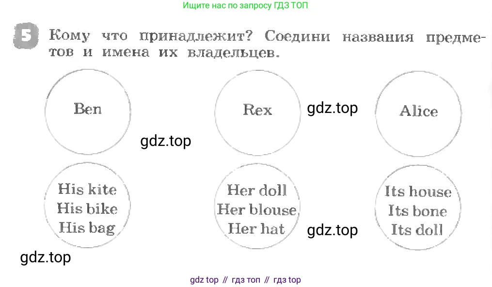 ГДЗ Английский язык (english), 3 класс рабочая тетрадь, авторы: Афанасьева Ольга Васильевна (Afanasyeva Olga), Михеева Ирина Владимировна (Mikheeva Irina), издательство Дрофа, Москва, 2016 - 2022, зелёного цвета, страница 10, номер 5, Условие