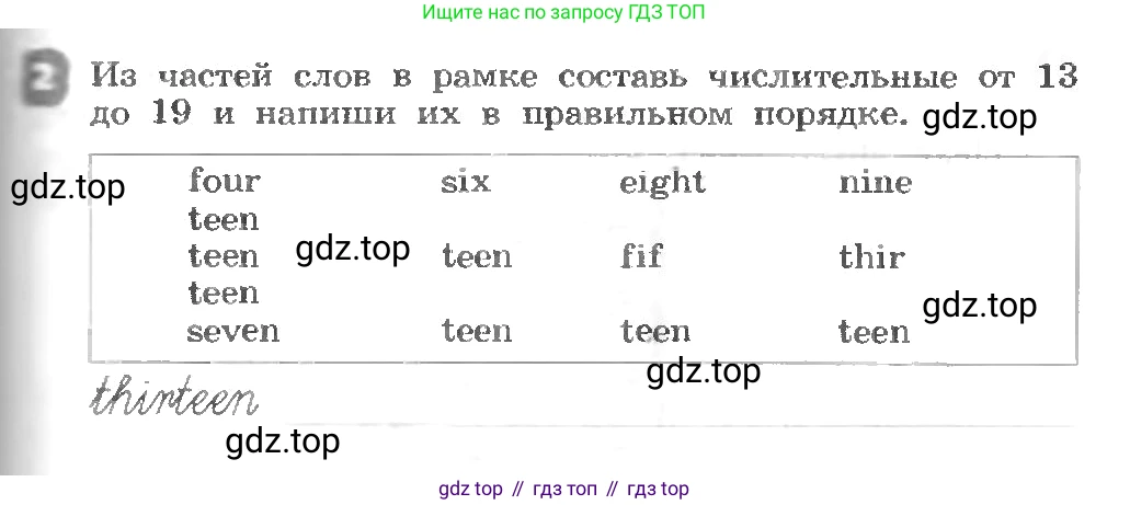 ГДЗ Английский язык (english), 3 класс рабочая тетрадь, авторы: Афанасьева Ольга Васильевна (Afanasyeva Olga), Михеева Ирина Владимировна (Mikheeva Irina), издательство Дрофа, Москва, 2016 - 2022, зелёного цвета, страница 63, номер 2, Условие