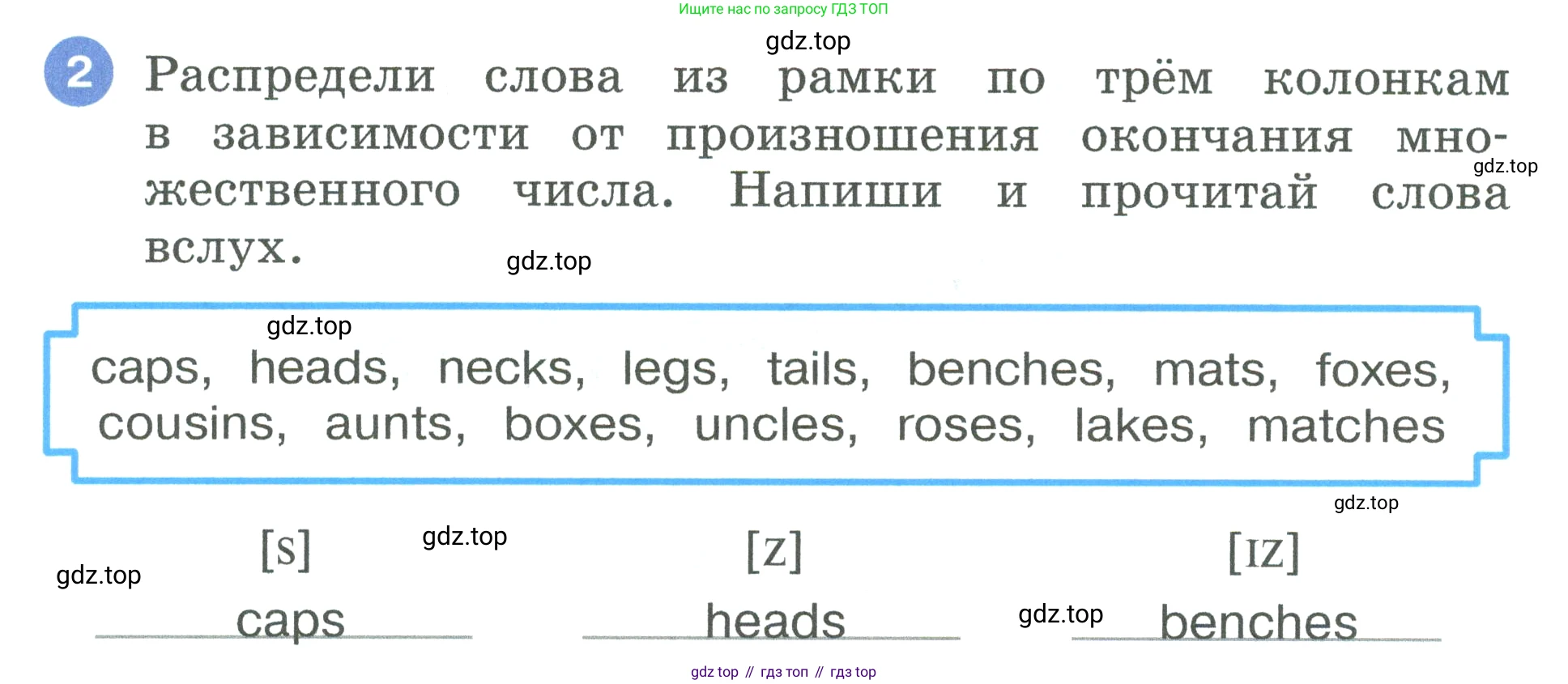 Английский язык (english), 3 класс рабочая тетрадь, авторы: Афанасьева Ольга Васильевна (Afanasyeva Olga), Баранова Ксения Михайловна (Baranova Ksenia), Михеева Ирина Владимировна (Mikheeva Irina), издательство Просвещение, Москва, 2023, зелёного цвета, Часть 1, страница 13, номер 2, Условие