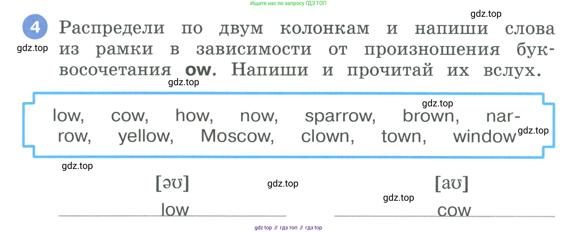 Английский язык (english), 3 класс рабочая тетрадь, авторы: Афанасьева Ольга Васильевна (Afanasyeva Olga), Баранова Ксения Михайловна (Baranova Ksenia), Михеева Ирина Владимировна (Mikheeva Irina), издательство Просвещение, Москва, 2023, зелёного цвета, Часть 1, страница 25, номер 4, Условие