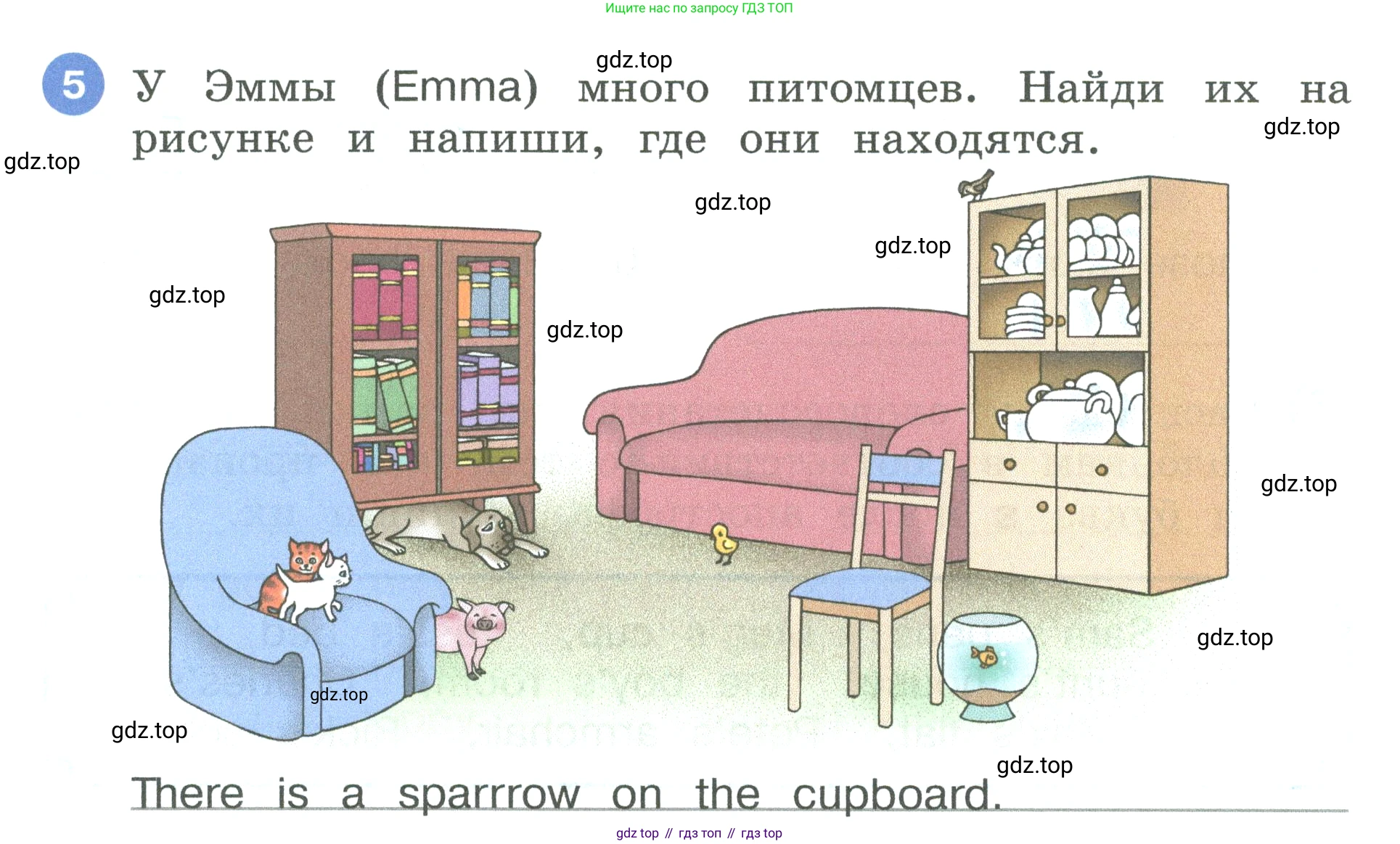 Английский язык (english), 3 класс рабочая тетрадь, авторы: Афанасьева Ольга Васильевна (Afanasyeva Olga), Баранова Ксения Михайловна (Baranova Ksenia), Михеева Ирина Владимировна (Mikheeva Irina), издательство Просвещение, Москва, 2023, зелёного цвета, Часть 1, страница 25, номер 5, Условие
