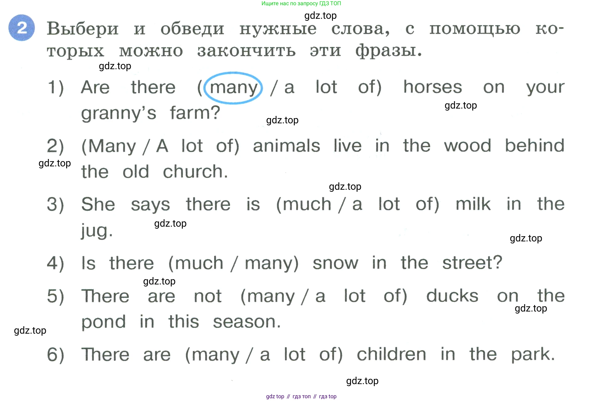 Английский язык (english), 3 класс рабочая тетрадь, авторы: Афанасьева Ольга Васильевна (Afanasyeva Olga), Баранова Ксения Михайловна (Baranova Ksenia), Михеева Ирина Владимировна (Mikheeva Irina), издательство Просвещение, Москва, 2023, зелёного цвета, Часть 2, страница 17, номер 2, Условие