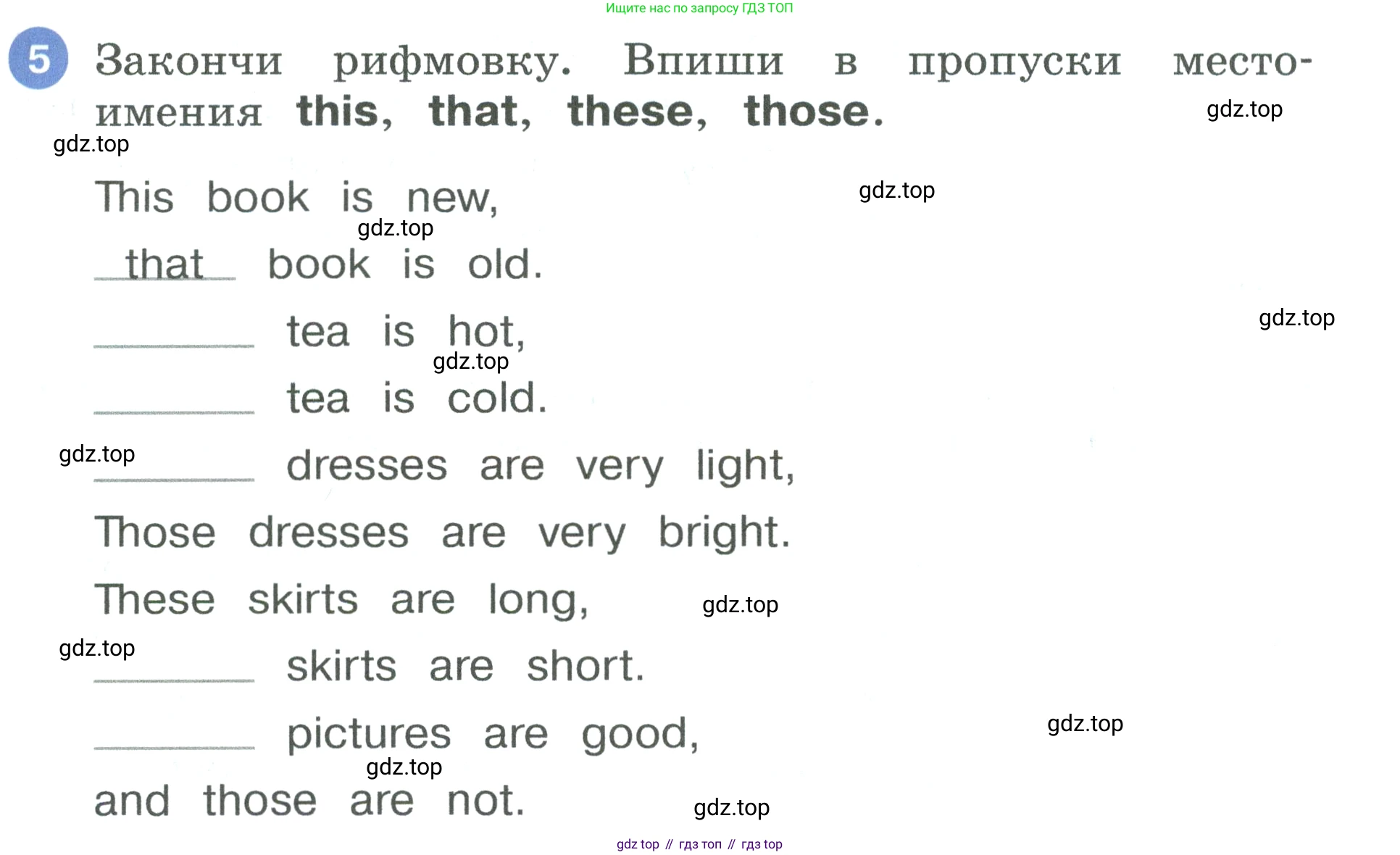 Английский язык (english), 3 класс рабочая тетрадь, авторы: Афанасьева Ольга Васильевна (Afanasyeva Olga), Баранова Ксения Михайловна (Baranova Ksenia), Михеева Ирина Владимировна (Mikheeva Irina), издательство Просвещение, Москва, 2023, зелёного цвета, Часть 2, страница 19, номер 5, Условие