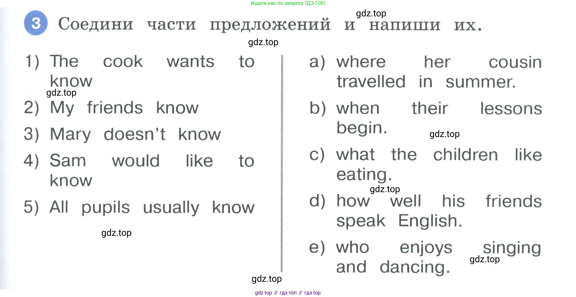 Английский язык (english), 3 класс рабочая тетрадь, авторы: Афанасьева Ольга Васильевна (Afanasyeva Olga), Баранова Ксения Михайловна (Baranova Ksenia), Михеева Ирина Владимировна (Mikheeva Irina), издательство Просвещение, Москва, 2023, зелёного цвета, Часть 2, страница 75, номер 3, Условие