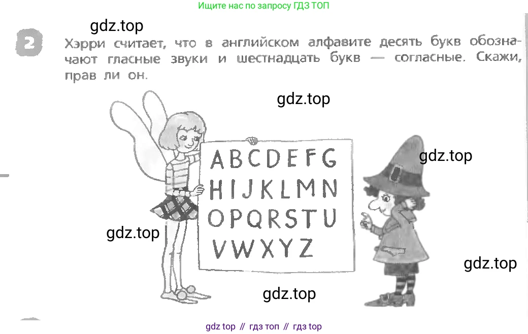ГДЗ Английский язык (english), 3 класс Учебник, авторы: Афанасьева Ольга Васильевна (Afanasyeva Olga), Михеева Ирина Владимировна (Mikheeva Irina), издательство Дрофа, Москва, 2014 - 2022, зелёного цвета, Часть 1, страница 4, номер 2, Условие