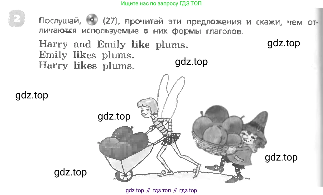 ГДЗ Английский язык (english), 3 класс Учебник, авторы: Афанасьева Ольга Васильевна (Afanasyeva Olga), Михеева Ирина Владимировна (Mikheeva Irina), издательство Дрофа, Москва, 2014 - 2022, зелёного цвета, Часть 1, страница 32, номер 2, Условие