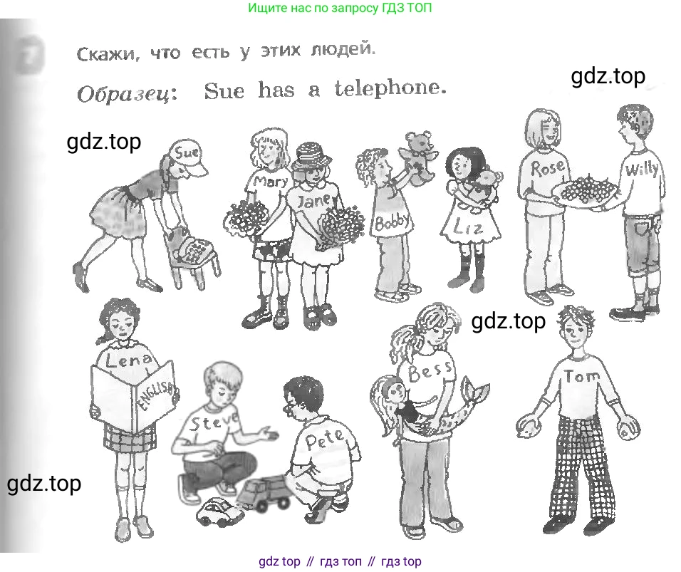 ГДЗ Английский язык (english), 3 класс Учебник, авторы: Афанасьева Ольга Васильевна (Afanasyeva Olga), Михеева Ирина Владимировна (Mikheeva Irina), издательство Дрофа, Москва, 2014 - 2022, зелёного цвета, Часть 1, страница 35, номер 7, Условие