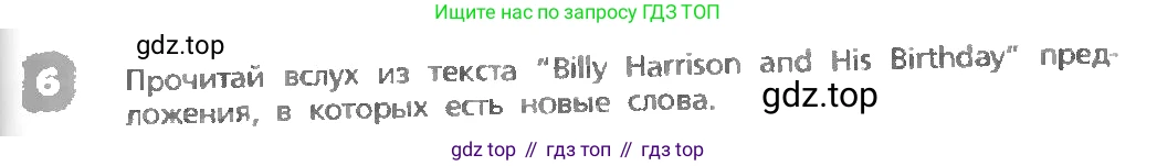 ГДЗ Английский язык (english), 3 класс Учебник, авторы: Афанасьева Ольга Васильевна (Afanasyeva Olga), Михеева Ирина Владимировна (Mikheeva Irina), издательство Дрофа, Москва, 2014 - 2022, зелёного цвета, Часть 1, страница 109, номер 6, Условие