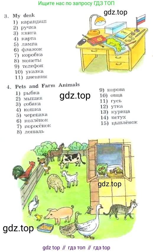 ГДЗ Английский язык (english), 3 класс Учебник, авторы: Афанасьева Ольга Васильевна (Afanasyeva Olga), Михеева Ирина Владимировна (Mikheeva Irina), издательство Дрофа, Москва, 2014 - 2022, зелёного цвета, Часть 2, страница 84, номер 1, Условие (продолжение 2)