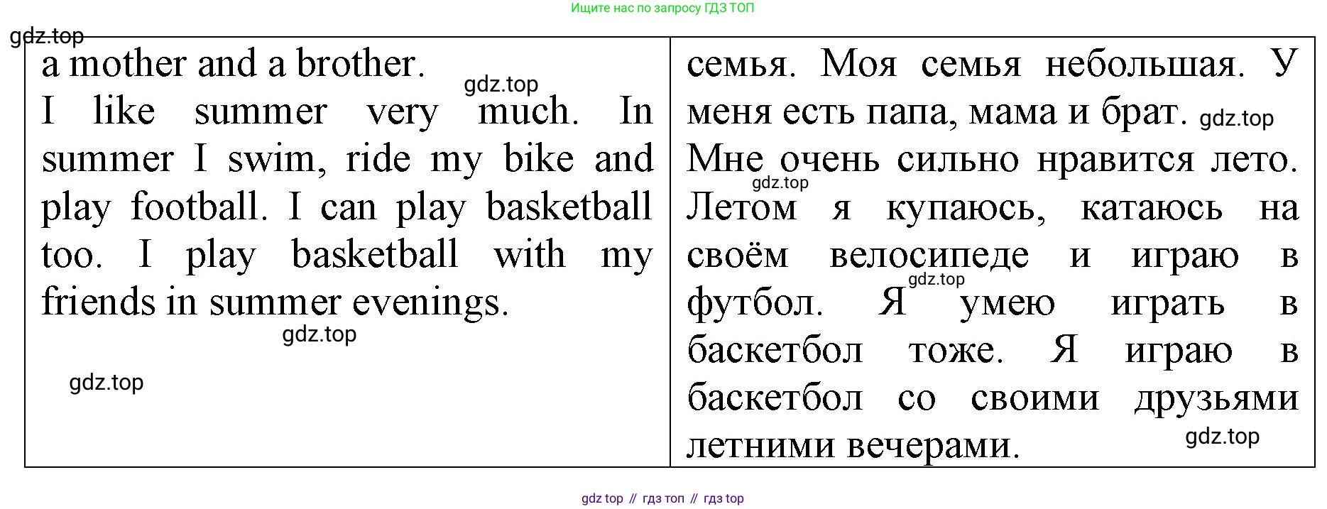 ГДЗ Английский язык (english), 3 класс Учебник, авторы: Афанасьева Ольга Васильевна (Afanasyeva Olga), Михеева Ирина Владимировна (Mikheeva Irina), издательство Дрофа, Москва, 2014 - 2022, зелёного цвета, Часть 2, страница 74, номер 6, Решение (продолжение 2)