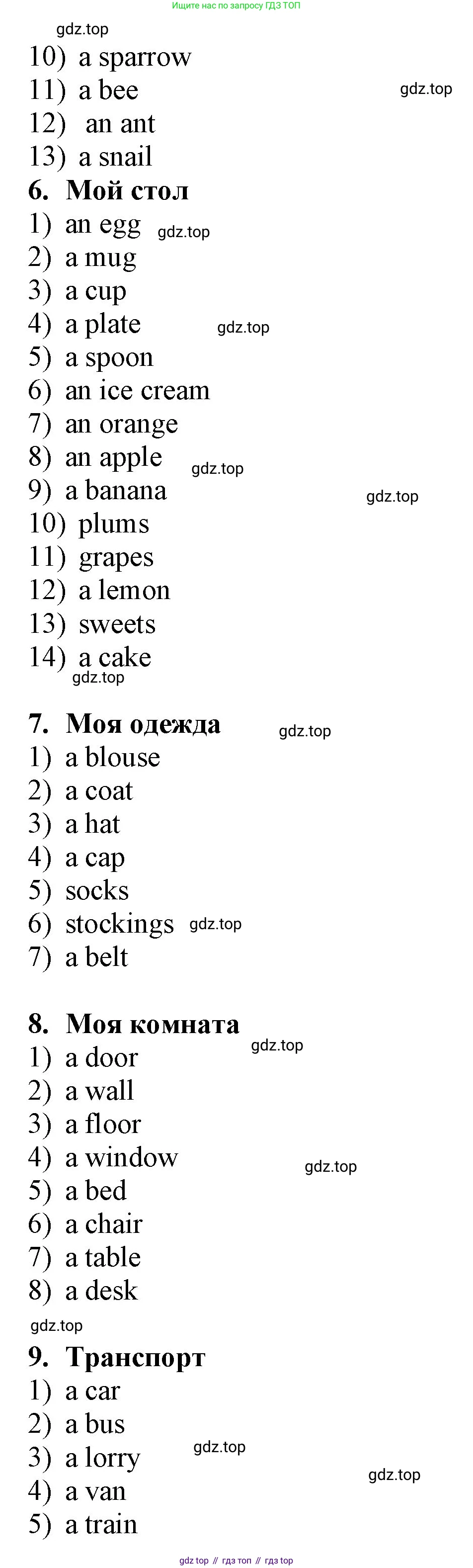 ГДЗ Английский язык (english), 3 класс Учебник, авторы: Афанасьева Ольга Васильевна (Afanasyeva Olga), Михеева Ирина Владимировна (Mikheeva Irina), издательство Дрофа, Москва, 2014 - 2022, зелёного цвета, Часть 2, страница 84, номер 1, Решение (продолжение 3)