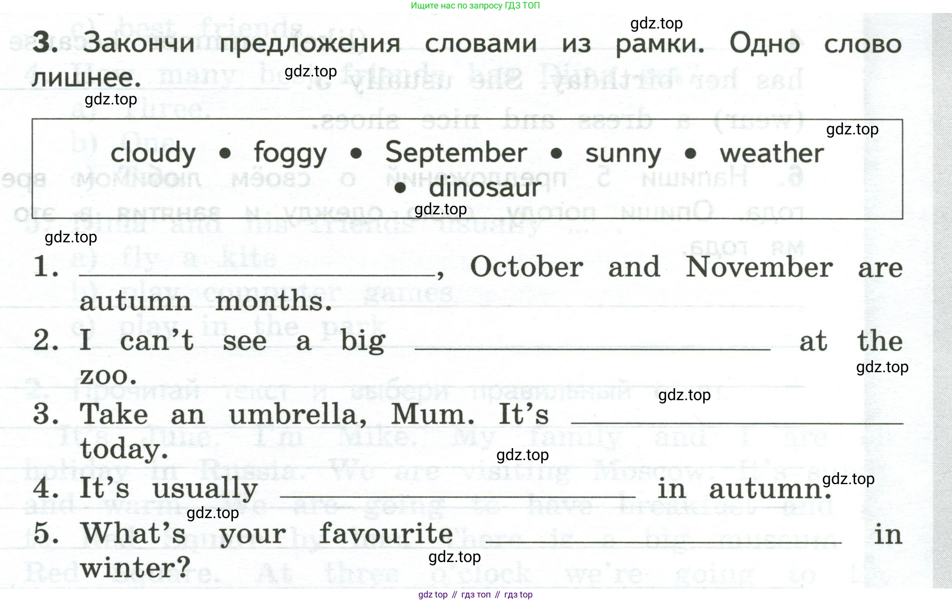 ГДЗ Английский язык (english), 3 класс Тетрадь-экзаменатор, автор: Смирнов Алексей Валерьевич, издательство Просвещение, Москва, 2021, красного цвета, страница 47, номер 3, Условие