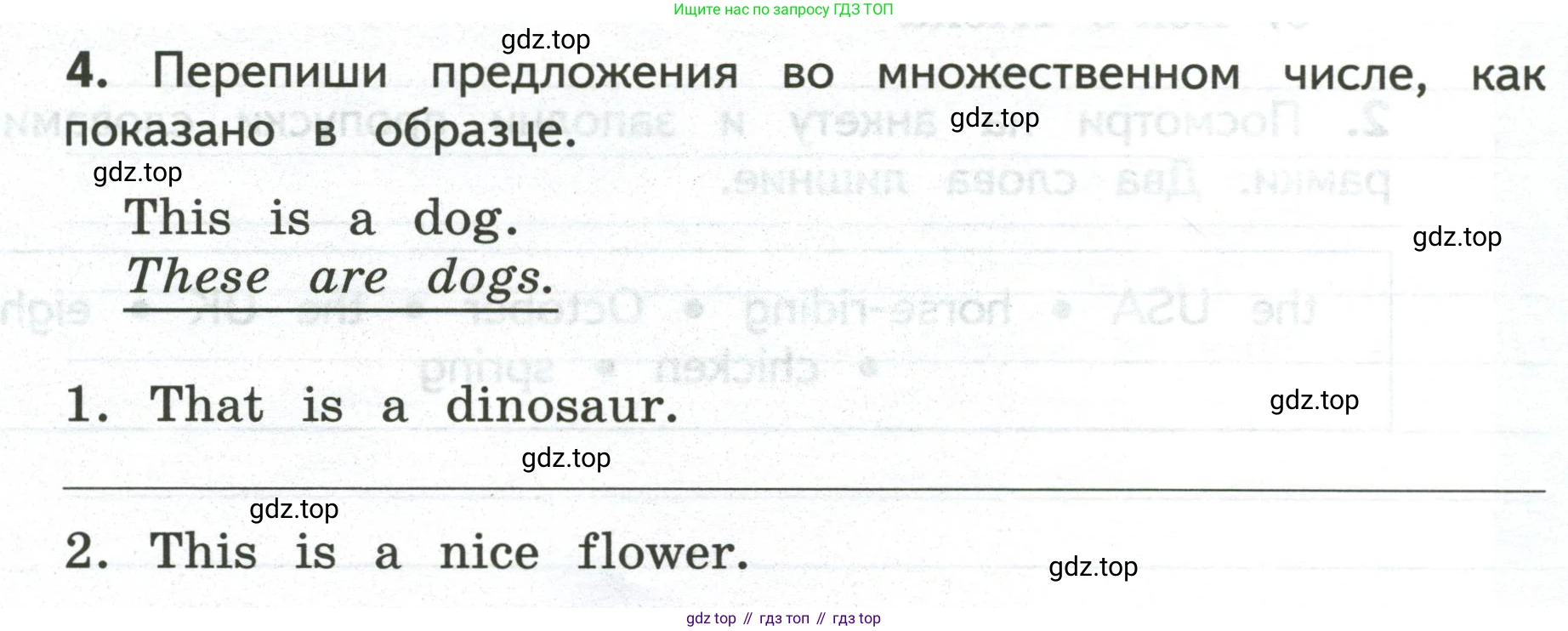 ГДЗ Английский язык (english), 3 класс Тетрадь-экзаменатор, автор: Смирнов Алексей Валерьевич, издательство Просвещение, Москва, 2021, красного цвета, страница 64, номер 4, Условие