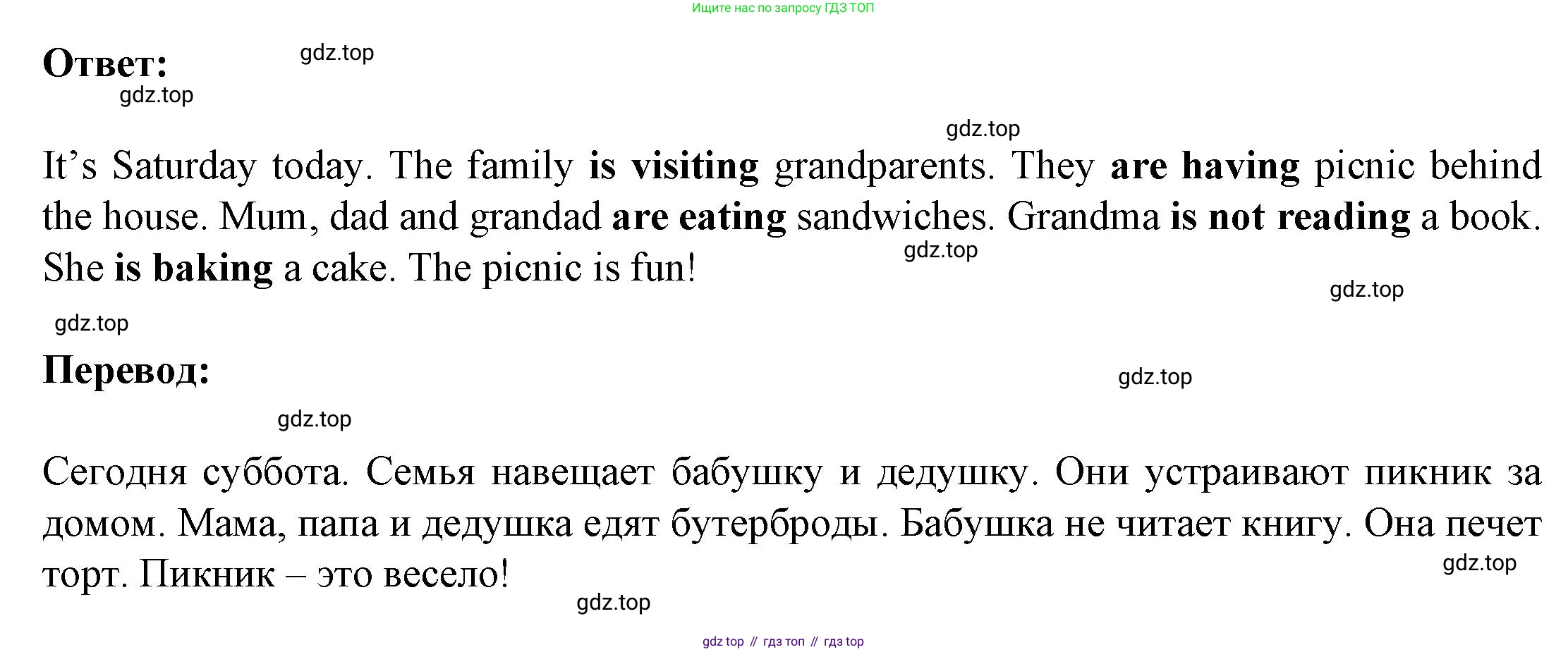 ГДЗ Английский язык (english), 3 класс Тетрадь-экзаменатор, автор: Смирнов Алексей Валерьевич, издательство Просвещение, Москва, 2021, красного цвета, страница 37, номер 3, Решение (продолжение 2)