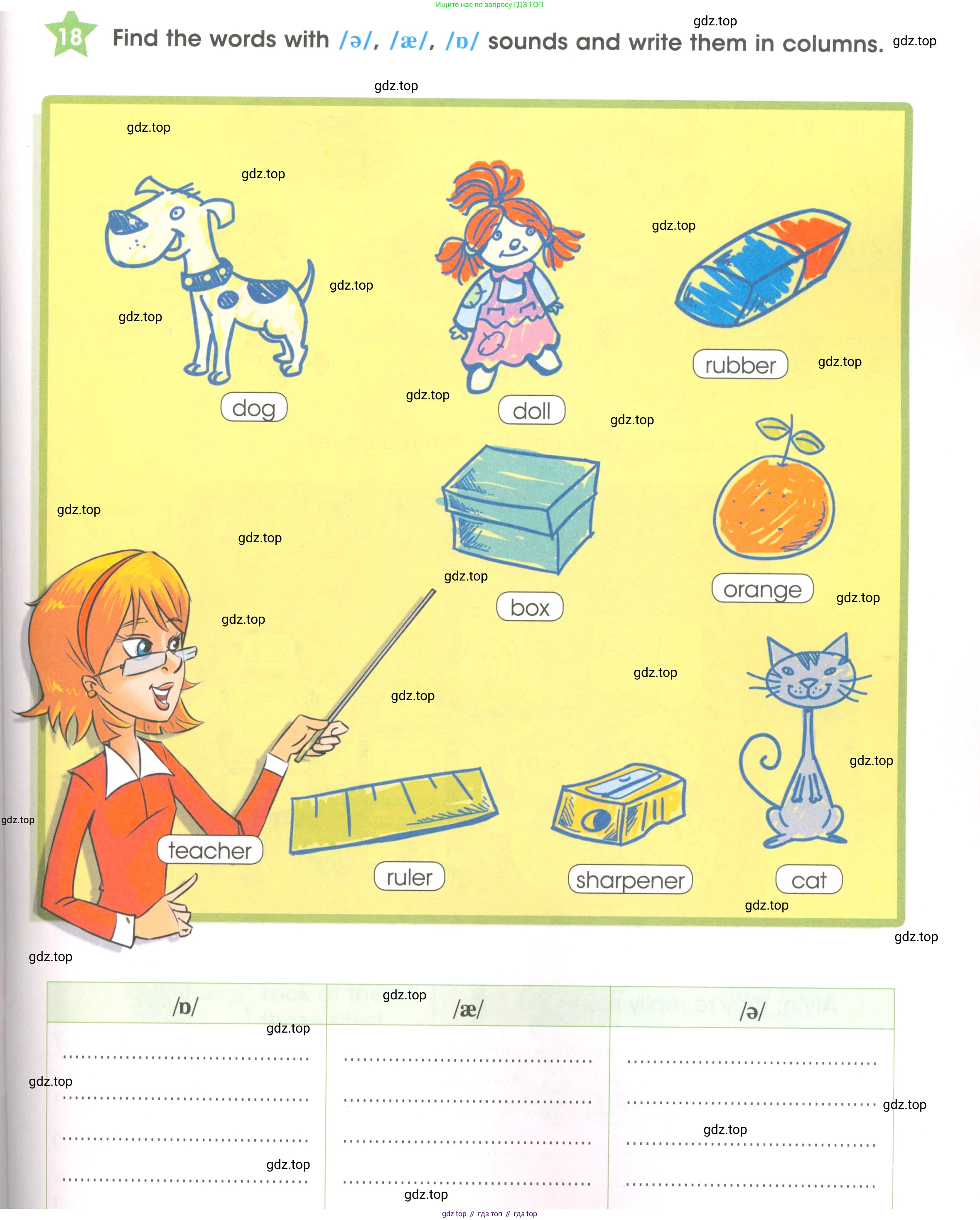 Английский язык (english), 3 класс Рабочая тетрадь (workbook), авторы: Баранова Ксения Михайловна (Baranova Ksenia), Дули Дженни (Dooley Jenny), Копылова Виктория Викторовна (Kopylova Victoria), Мильруд Радислав Петрович (Millrood Radislav), Эванс Вирджиния (Evans Virginia), издательство Просвещение, Москва, 2023, белого цвета, Часть ( Part) 1, страница 23, номер 18, Условие
