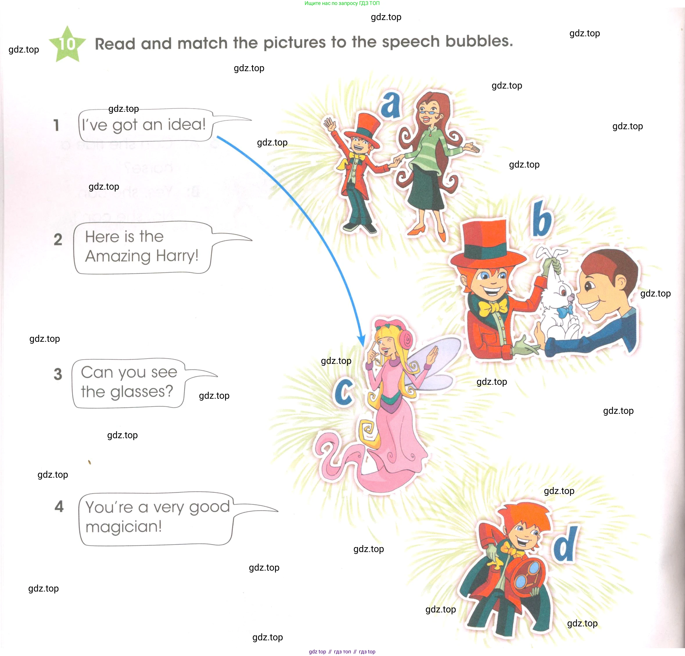 Английский язык (english), 3 класс Рабочая тетрадь (workbook), авторы: Баранова Ксения Михайловна (Baranova Ksenia), Дули Дженни (Dooley Jenny), Копылова Виктория Викторовна (Kopylova Victoria), Мильруд Радислав Петрович (Millrood Radislav), Эванс Вирджиния (Evans Virginia), издательство Просвещение, Москва, 2023, белого цвета, Часть ( Part) 1, страница 44, номер 10, Условие