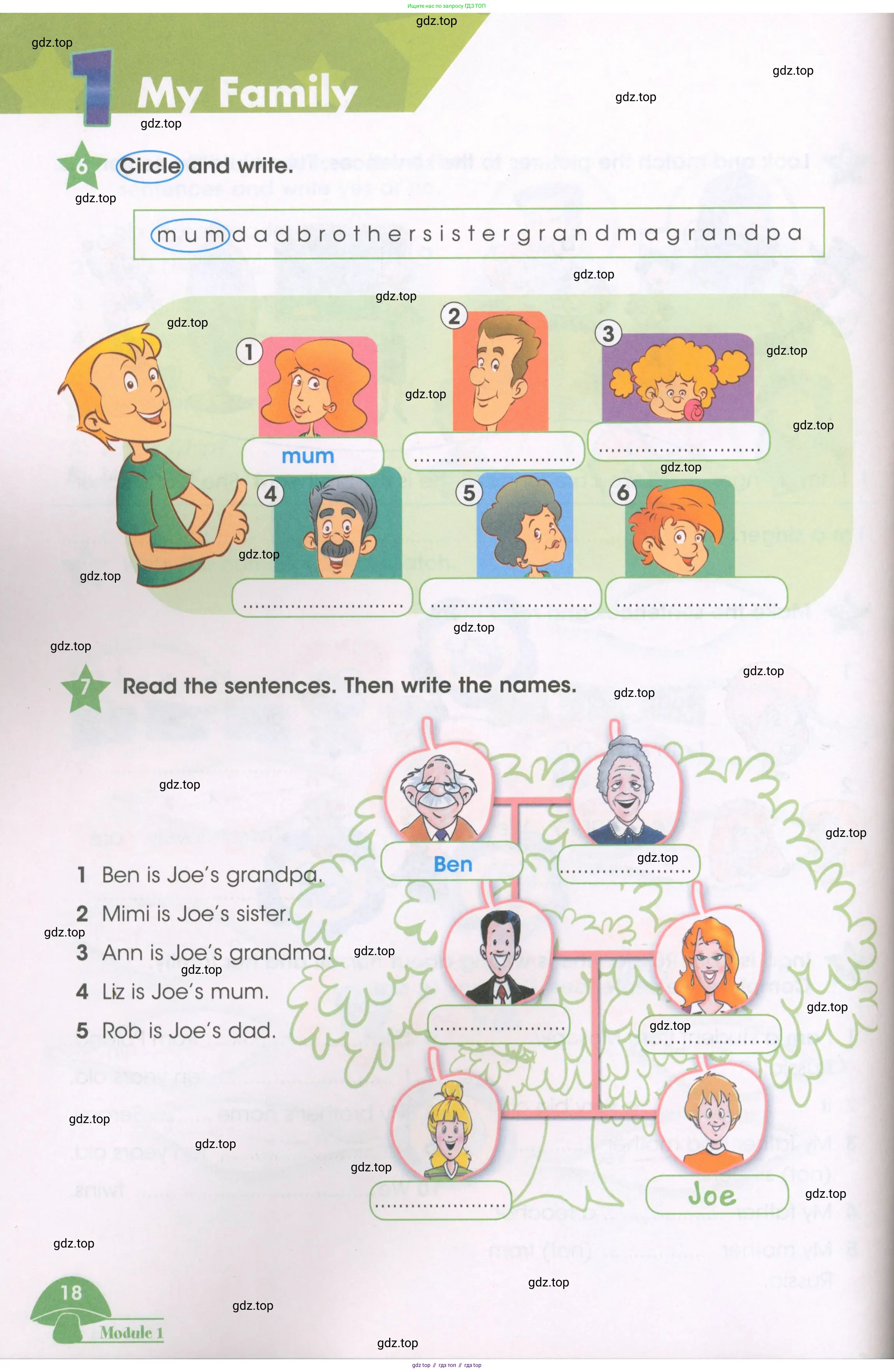Английский язык (english), 3 класс Рабочая тетрадь (workbook), авторы: Баранова Ксения Михайловна (Baranova Ksenia), Дули Дженни (Dooley Jenny), Копылова Виктория Викторовна (Kopylova Victoria), Мильруд Радислав Петрович (Millrood Radislav), Эванс Вирджиния (Evans Virginia), издательство Просвещение, Москва, 2023, белого цвета, Часть ( Part) 1, страница 18