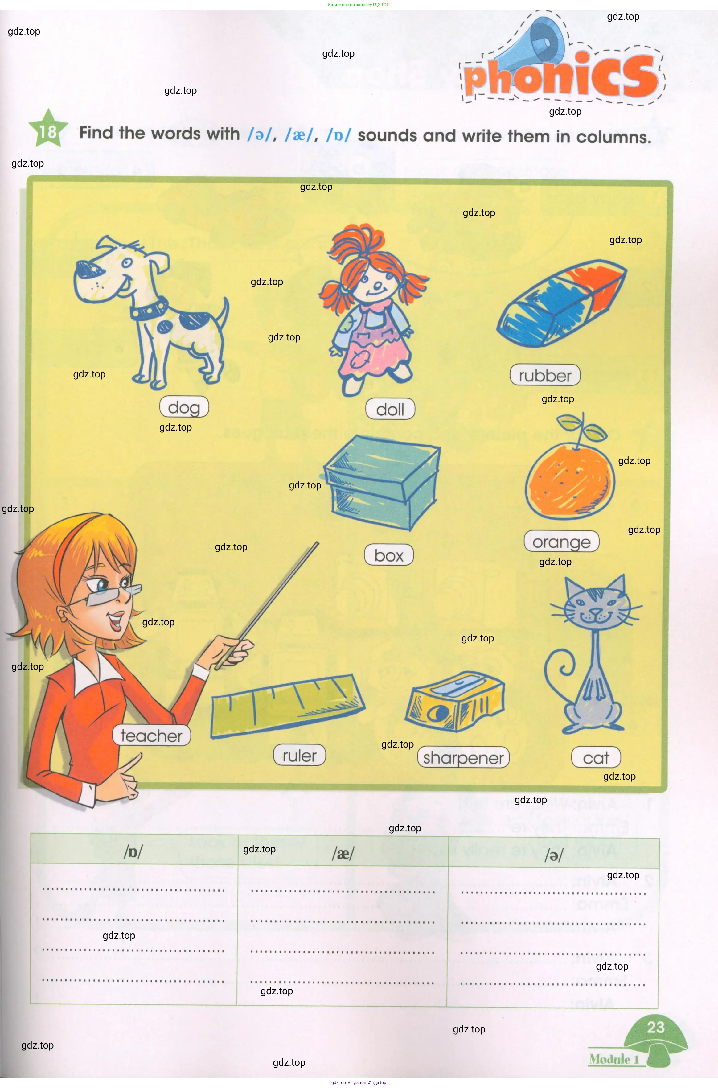 Английский язык (english), 3 класс Рабочая тетрадь (workbook), авторы: Баранова Ксения Михайловна (Baranova Ksenia), Дули Дженни (Dooley Jenny), Копылова Виктория Викторовна (Kopylova Victoria), Мильруд Радислав Петрович (Millrood Radislav), Эванс Вирджиния (Evans Virginia), издательство Просвещение, Москва, 2023, белого цвета, Часть ( Part) 1, страница 23