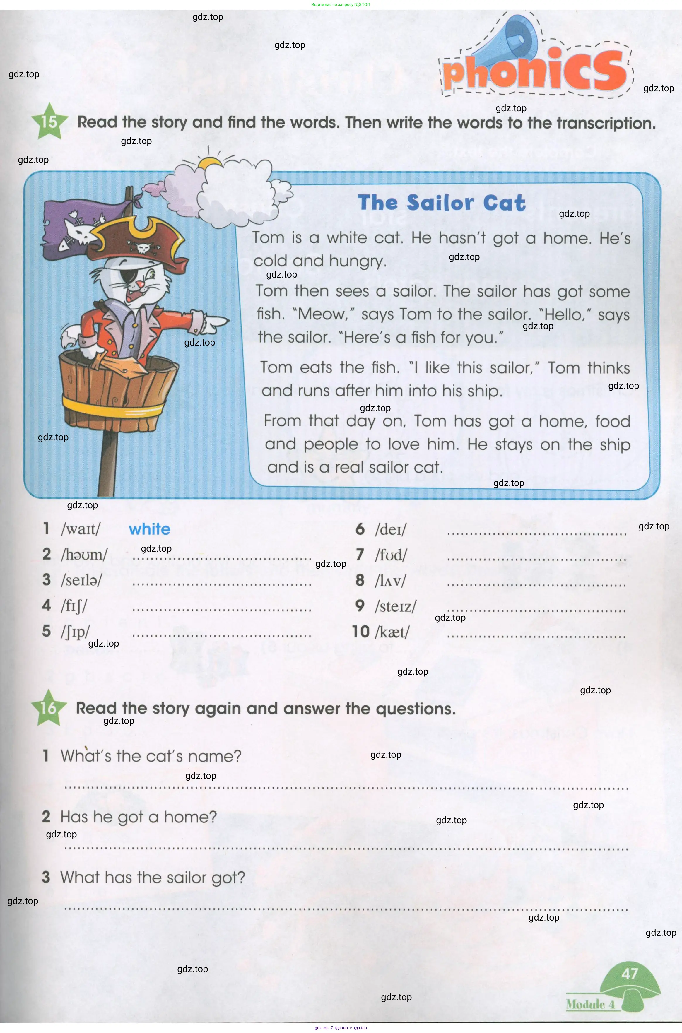 Английский язык (english), 3 класс Рабочая тетрадь (workbook), авторы: Баранова Ксения Михайловна (Baranova Ksenia), Дули Дженни (Dooley Jenny), Копылова Виктория Викторовна (Kopylova Victoria), Мильруд Радислав Петрович (Millrood Radislav), Эванс Вирджиния (Evans Virginia), издательство Просвещение, Москва, 2023, белого цвета, Часть ( Part) 1, страница 47