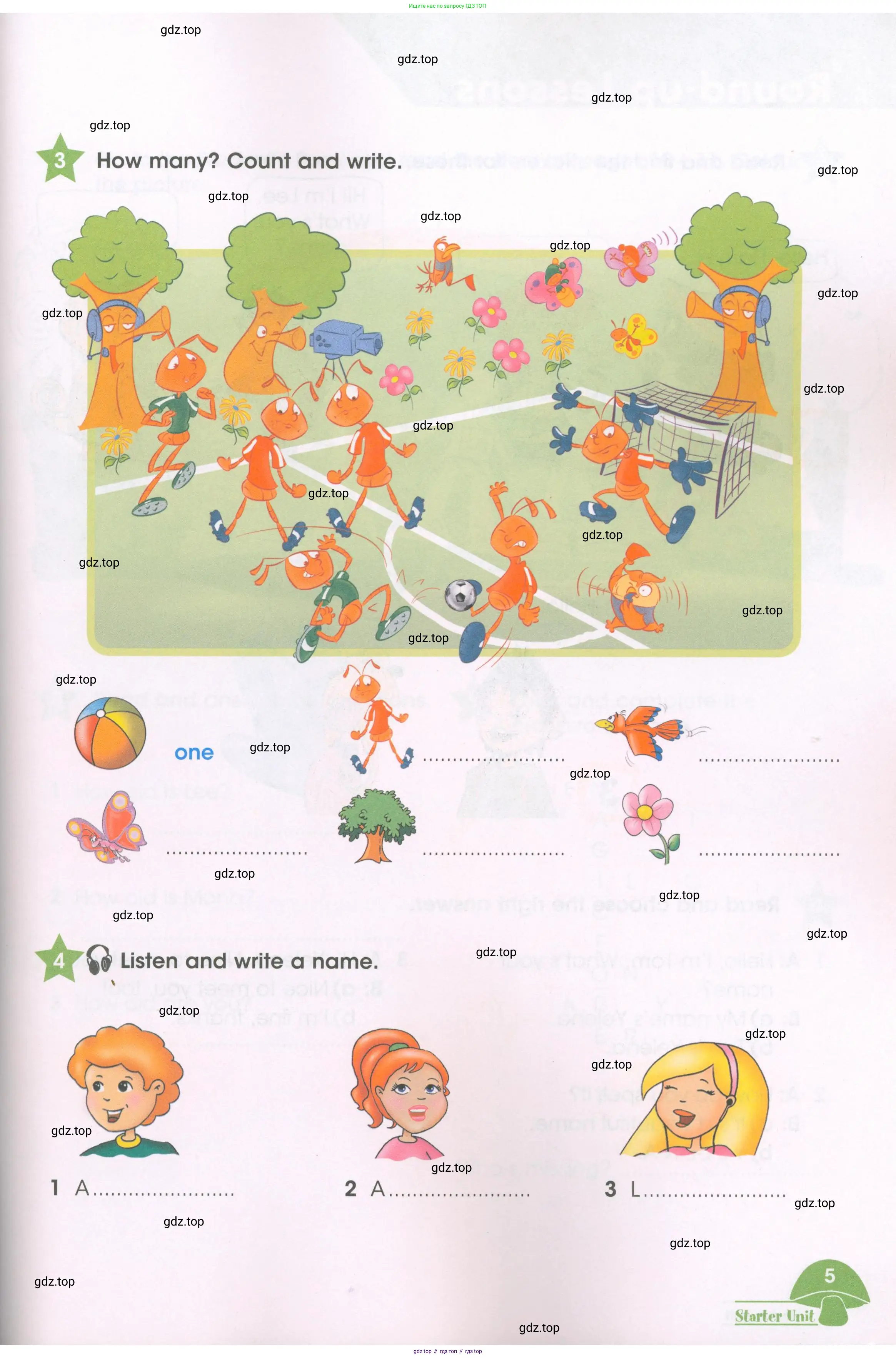 Английский язык (english), 3 класс Рабочая тетрадь (workbook), авторы: Баранова Ксения Михайловна (Baranova Ksenia), Дули Дженни (Dooley Jenny), Копылова Виктория Викторовна (Kopylova Victoria), Мильруд Радислав Петрович (Millrood Radislav), Эванс Вирджиния (Evans Virginia), издательство Просвещение, Москва, 2023, белого цвета, Часть ( Part) 1, страница 5
