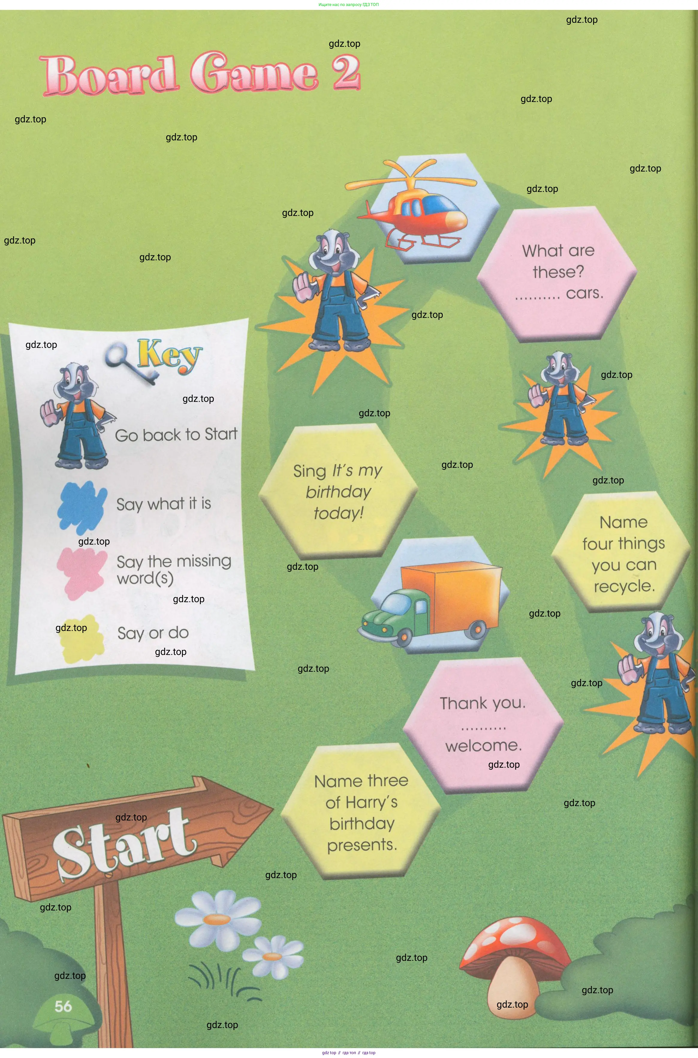 Английский язык (english), 3 класс Рабочая тетрадь (workbook), авторы: Баранова Ксения Михайловна (Baranova Ksenia), Дули Дженни (Dooley Jenny), Копылова Виктория Викторовна (Kopylova Victoria), Мильруд Радислав Петрович (Millrood Radislav), Эванс Вирджиния (Evans Virginia), издательство Просвещение, Москва, 2023, белого цвета, Часть ( Part) 1, страница 56