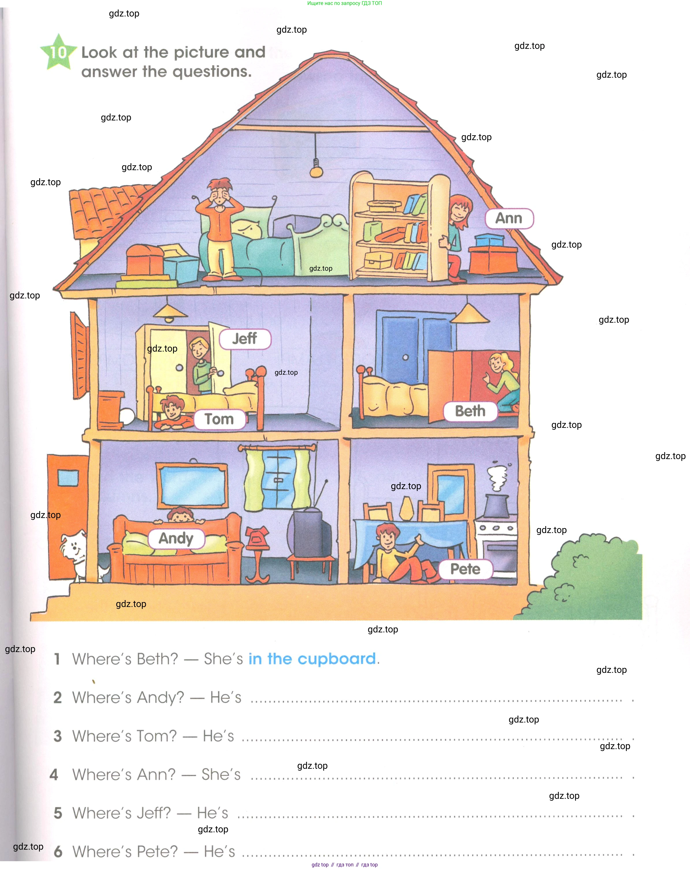 Английский язык (english), 3 класс Рабочая тетрадь (workbook), авторы: Баранова Ксения Михайловна (Baranova Ksenia), Дули Дженни (Dooley Jenny), Копылова Виктория Викторовна (Kopylova Victoria), Мильруд Радислав Петрович (Millrood Radislav), Эванс Вирджиния (Evans Virginia), издательство Просвещение, Москва, 2023, белого цвета, Часть ( Part) 2, страница 9, номер 10, Условие