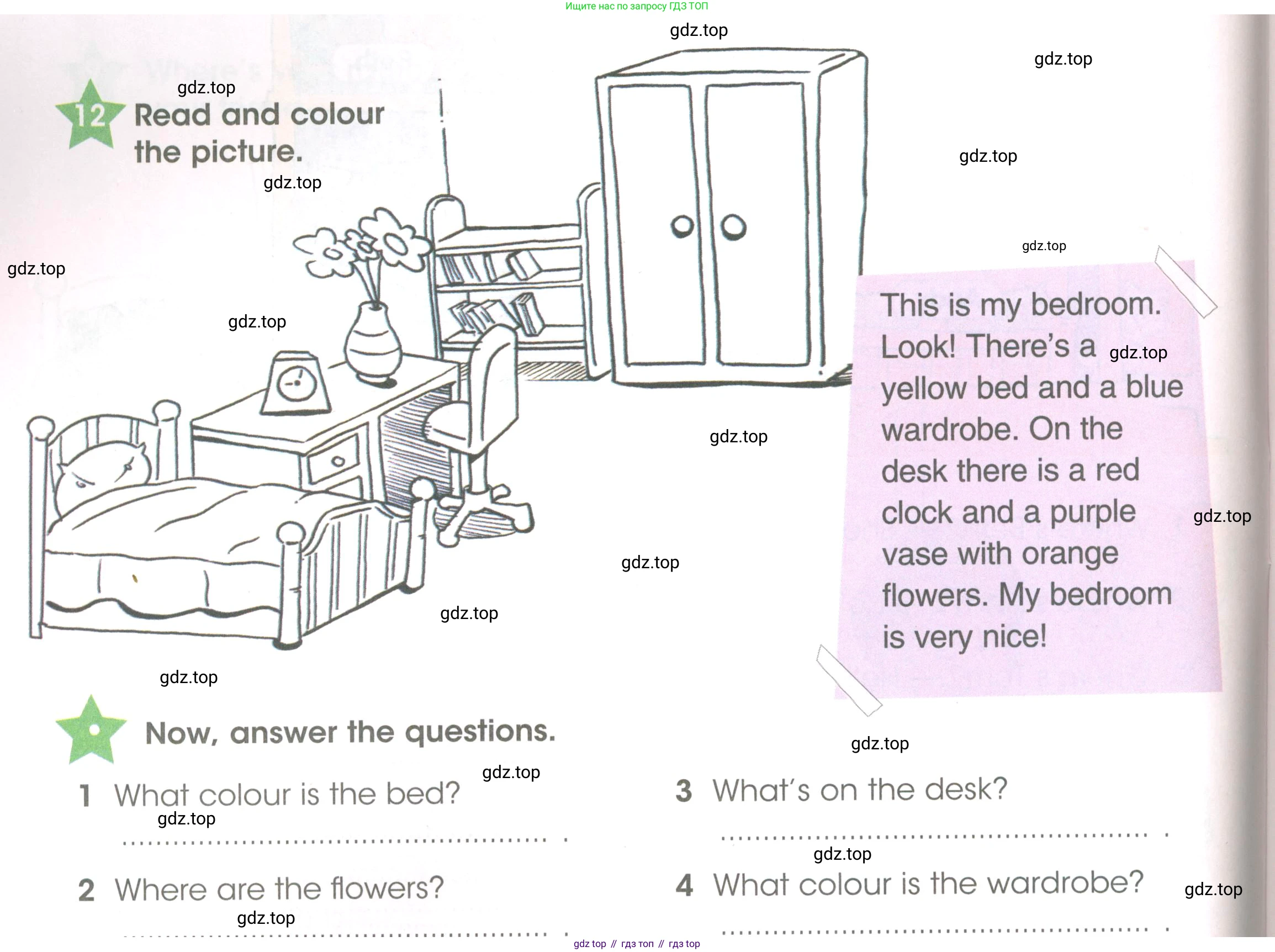 Английский язык (english), 3 класс Рабочая тетрадь (workbook), авторы: Баранова Ксения Михайловна (Baranova Ksenia), Дули Дженни (Dooley Jenny), Копылова Виктория Викторовна (Kopylova Victoria), Мильруд Радислав Петрович (Millrood Radislav), Эванс Вирджиния (Evans Virginia), издательство Просвещение, Москва, 2023, белого цвета, Часть ( Part) 2, страница 10, номер 12, Условие