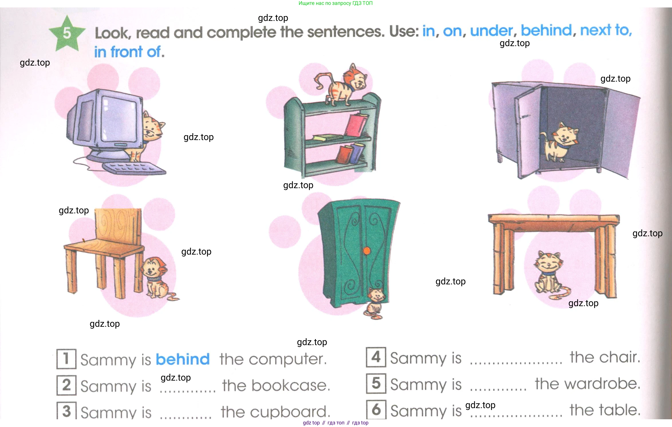 Английский язык (english), 3 класс Рабочая тетрадь (workbook), авторы: Баранова Ксения Михайловна (Baranova Ksenia), Дули Дженни (Dooley Jenny), Копылова Виктория Викторовна (Kopylova Victoria), Мильруд Радислав Петрович (Millrood Radislav), Эванс Вирджиния (Evans Virginia), издательство Просвещение, Москва, 2023, белого цвета, Часть ( Part) 2, страница 6, номер 5, Условие