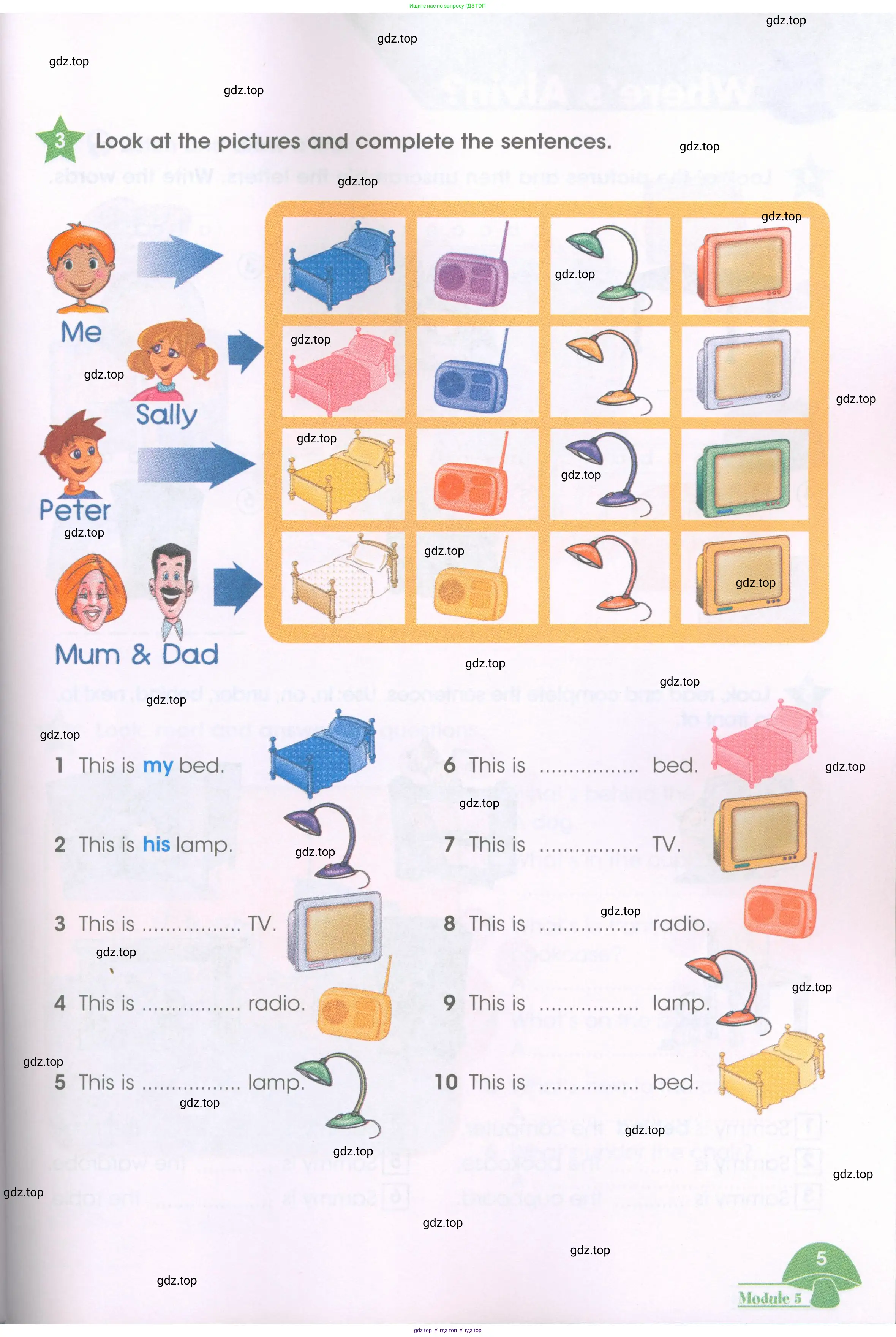 Английский язык (english), 3 класс Рабочая тетрадь (workbook), авторы: Баранова Ксения Михайловна (Baranova Ksenia), Дули Дженни (Dooley Jenny), Копылова Виктория Викторовна (Kopylova Victoria), Мильруд Радислав Петрович (Millrood Radislav), Эванс Вирджиния (Evans Virginia), издательство Просвещение, Москва, 2023, белого цвета, Часть ( Part) 1, страница 5