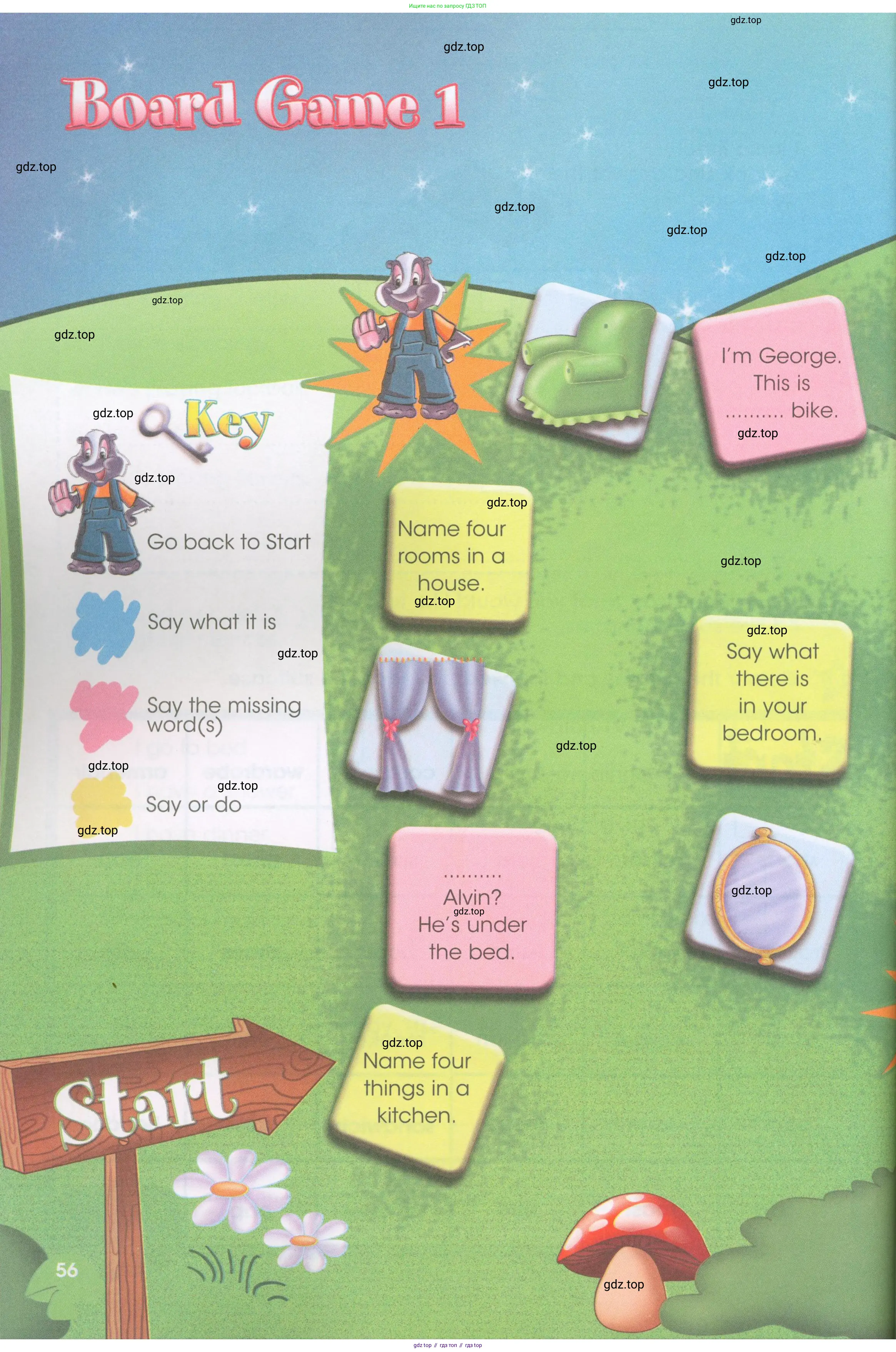 Английский язык (english), 3 класс Рабочая тетрадь (workbook), авторы: Баранова Ксения Михайловна (Baranova Ksenia), Дули Дженни (Dooley Jenny), Копылова Виктория Викторовна (Kopylova Victoria), Мильруд Радислав Петрович (Millrood Radislav), Эванс Вирджиния (Evans Virginia), издательство Просвещение, Москва, 2023, белого цвета, Часть ( Part) 1, страница 56