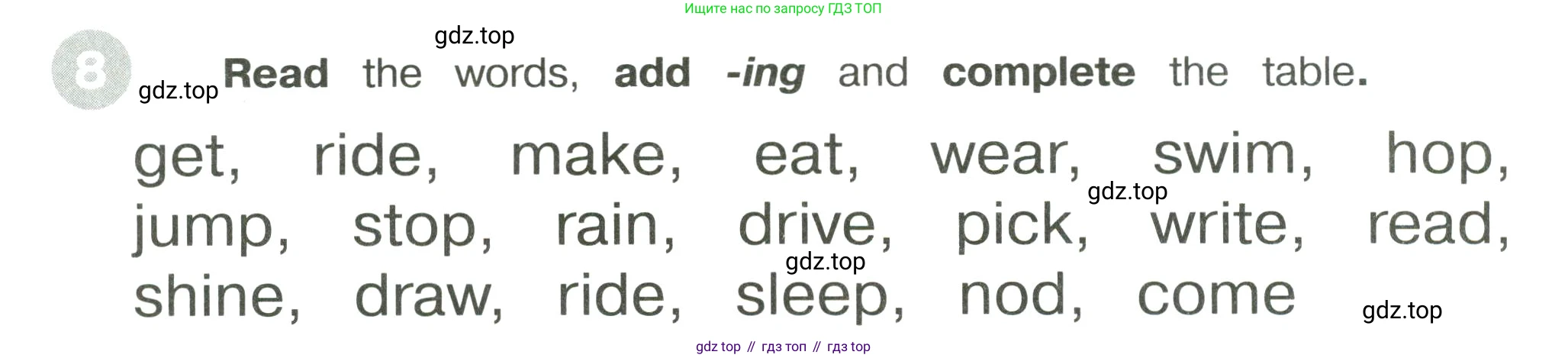 ГДЗ Английский язык (english), 3 класс Сборник упражнений, автор: Котова Марина Петровна, издательство Просвещение, Москва, 2024, белого цвета, страница 74, номер 8, Условие