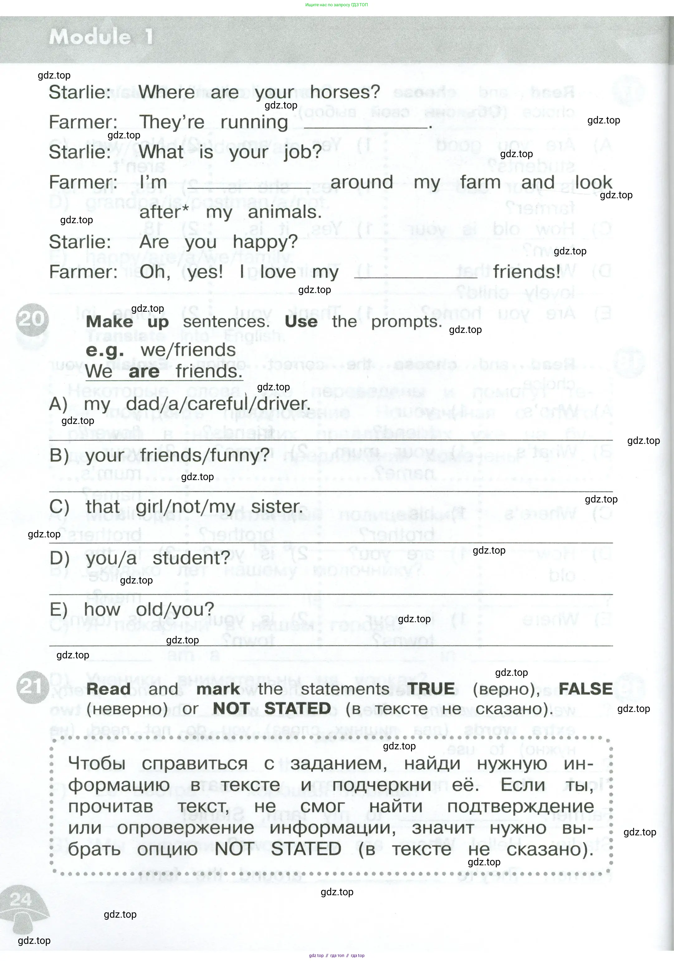 Английский язык (english), 3 класс Сборник упражнений, автор: Котова Марина Петровна, издательство Просвещение, Москва, 2024, белого цвета, страница 24