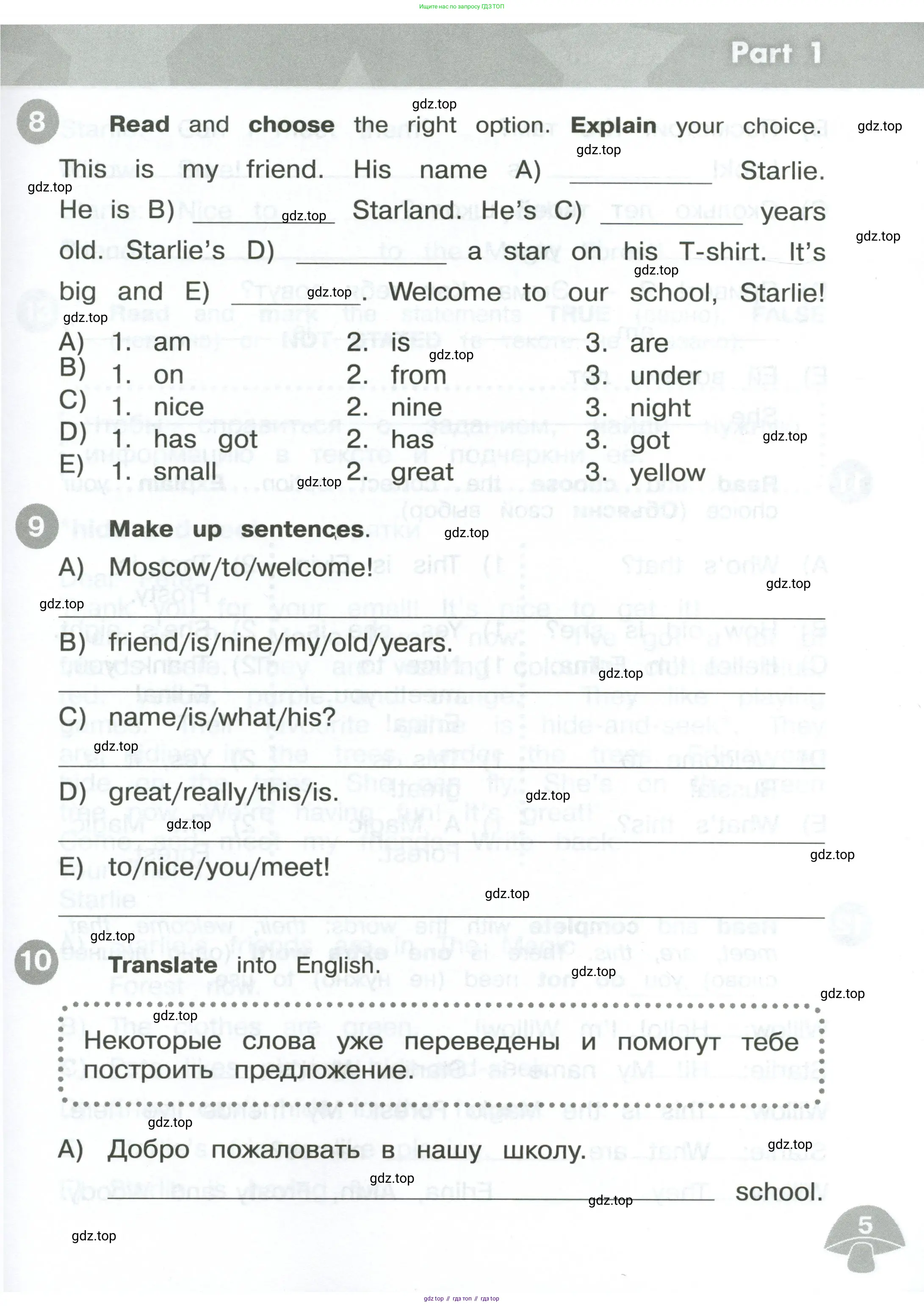 Английский язык (english), 3 класс Сборник упражнений, автор: Котова Марина Петровна, издательство Просвещение, Москва, 2024, белого цвета, страница 5