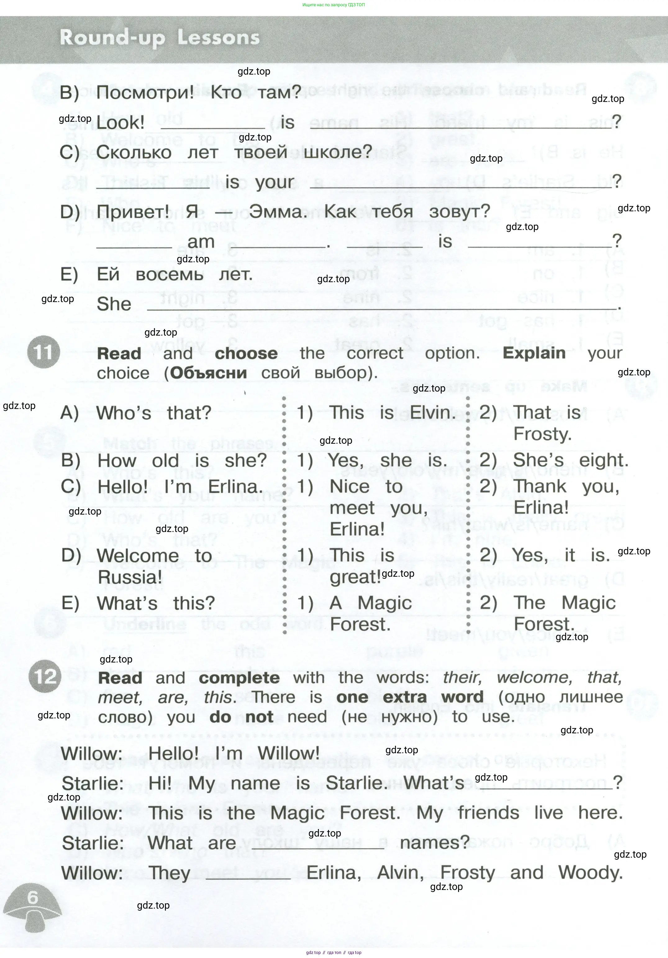 Английский язык (english), 3 класс Сборник упражнений, автор: Котова Марина Петровна, издательство Просвещение, Москва, 2024, белого цвета, страница 6