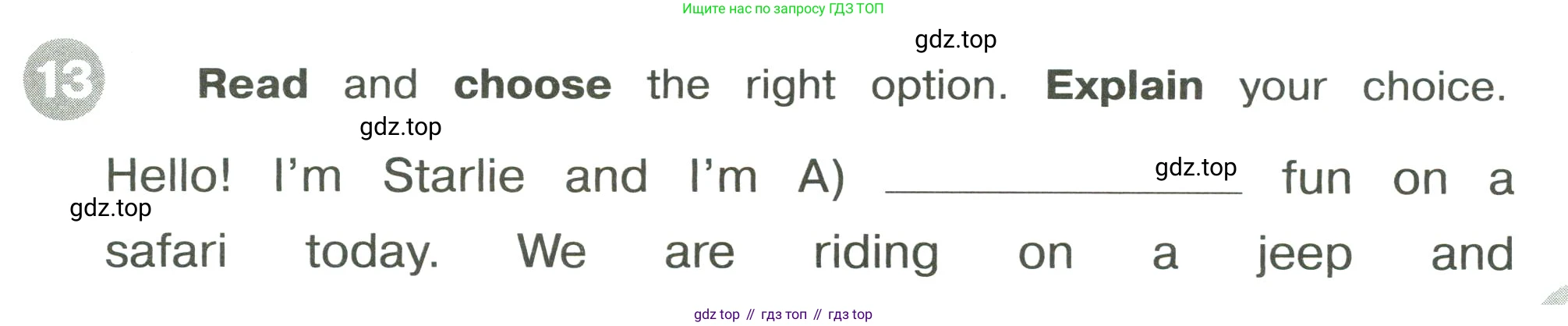 ГДЗ Английский язык (english), 3 класс Сборник упражнений, автор: Котова Марина Петровна, издательство Просвещение, Москва, 2024, белого цвета, страница 85, номер 13, Условие