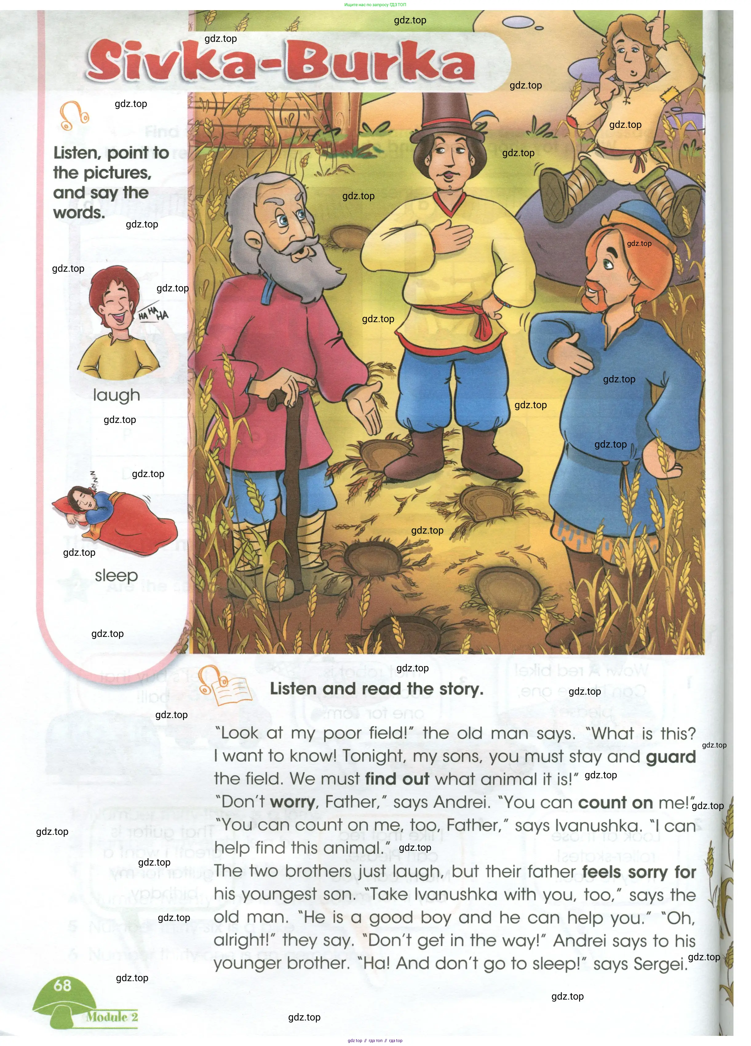 Английский язык (english), 3 класс Учебник (Student's book), авторы: Баранова Ксения Михайловна (Baranova Ksenia), Дули Дженни (Dooley Jenny), Копылова Виктория Викторовна (Kopylova Victoria), Мильруд Радислав Петрович (Millrood Radislav), Эванс Вирджиния (Evans Virginia), издательство Просвещение, Москва, 2023, зелёного цвета, Часть ( Part) 2, страница 68