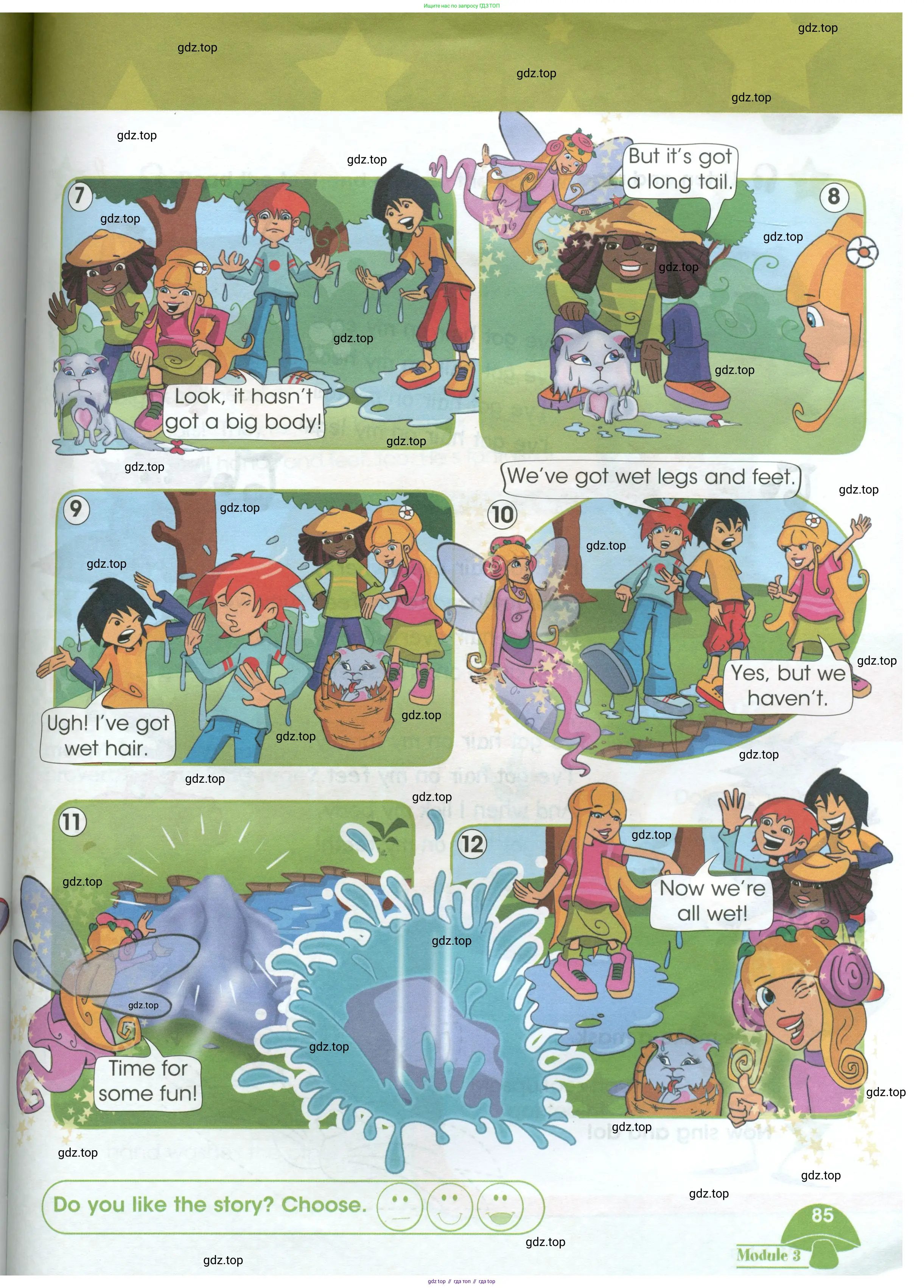 Английский язык (english), 3 класс Учебник (Student's book), авторы: Баранова Ксения Михайловна (Baranova Ksenia), Дули Дженни (Dooley Jenny), Копылова Виктория Викторовна (Kopylova Victoria), Мильруд Радислав Петрович (Millrood Radislav), Эванс Вирджиния (Evans Virginia), издательство Просвещение, Москва, 2023, зелёного цвета, Часть ( Part) 2, страница 85