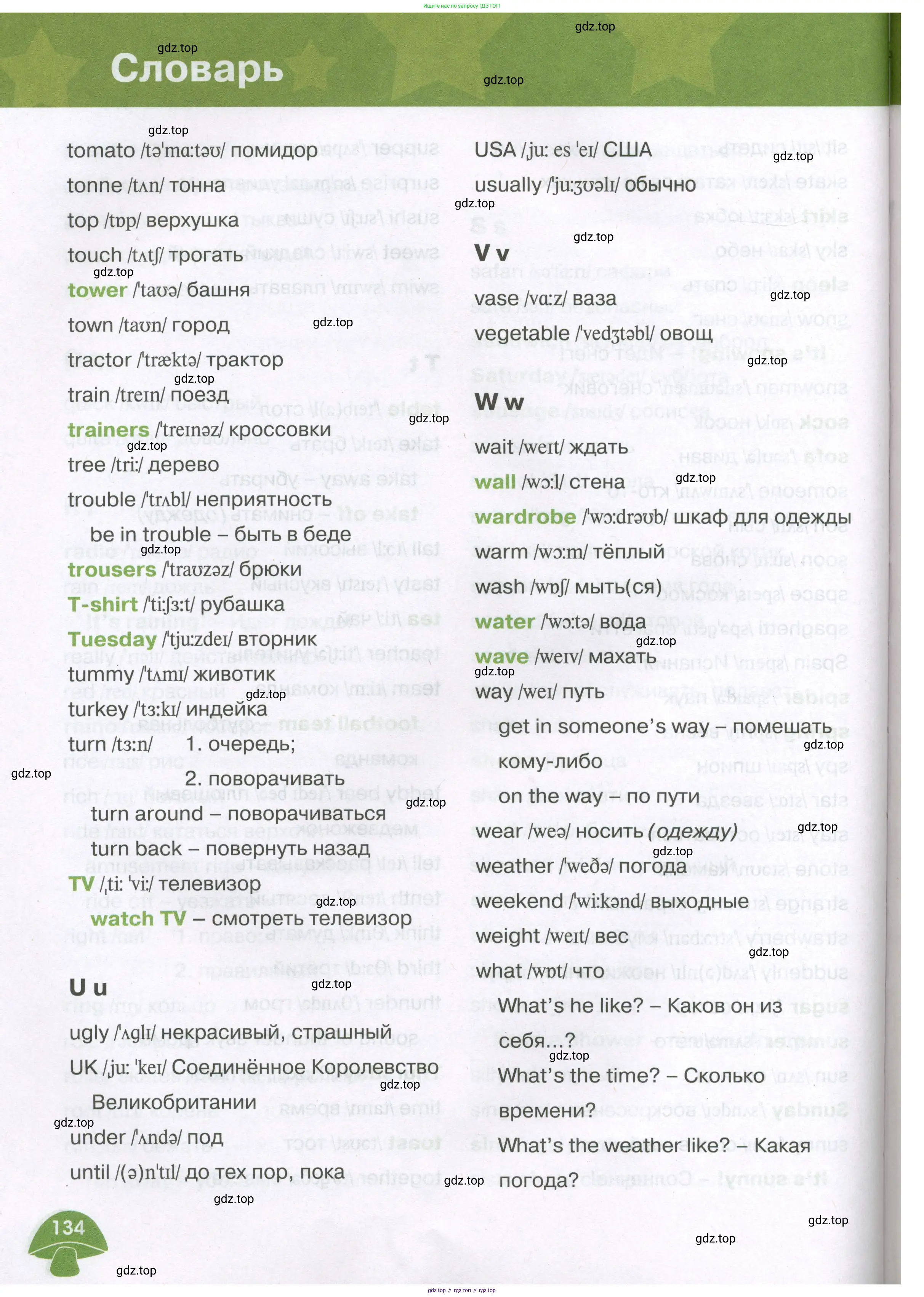 Английский язык (english), 3 класс Учебник (Student's book), авторы: Баранова Ксения Михайловна (Baranova Ksenia), Дули Дженни (Dooley Jenny), Копылова Виктория Викторовна (Kopylova Victoria), Мильруд Радислав Петрович (Millrood Radislav), Эванс Вирджиния (Evans Virginia), издательство Просвещение, Москва, 2023, зелёного цвета, страница 134