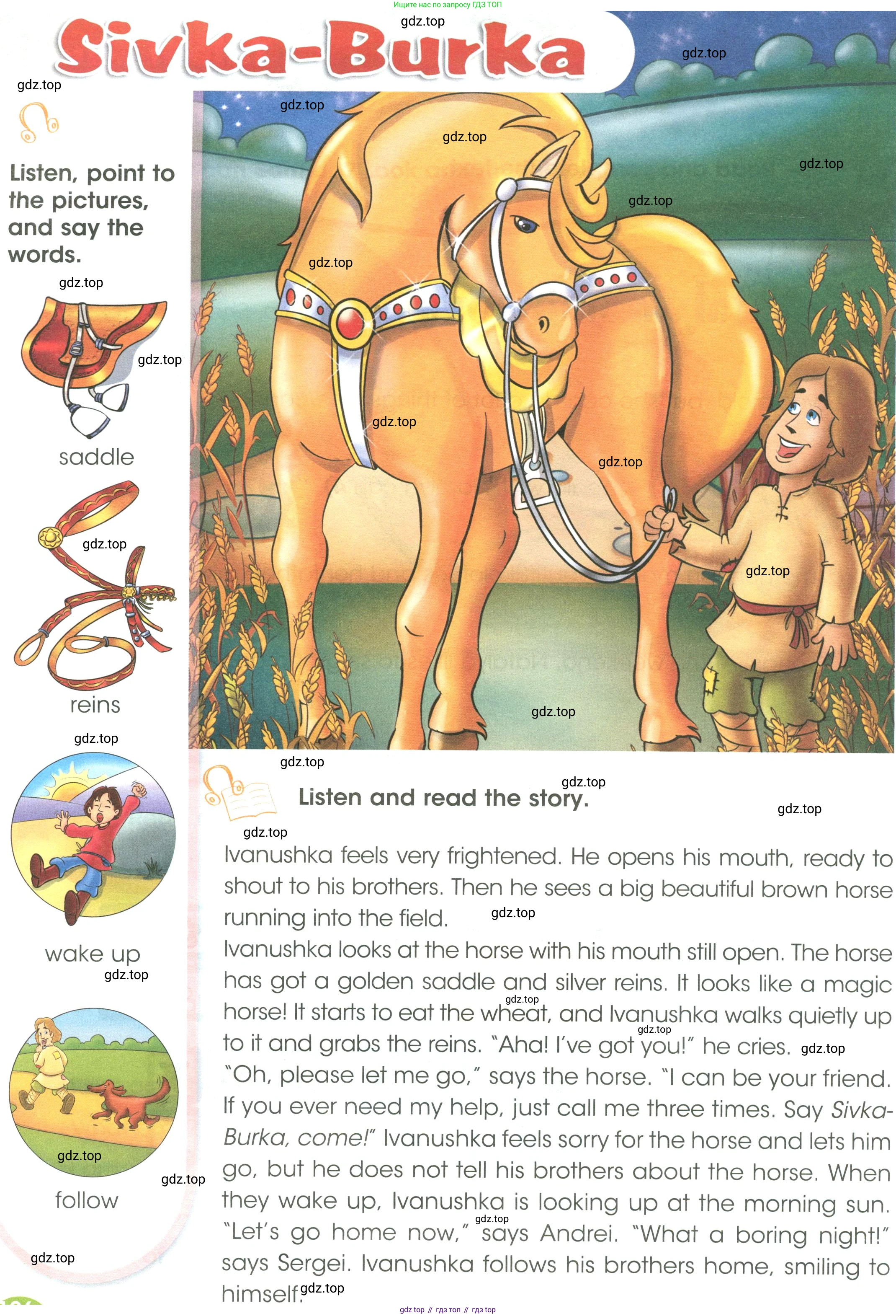 ГДЗ Английский язык (english), 3 класс Учебник (Student's book), авторы: Баранова Ксения Михайловна (Baranova Ksenia), Дули Дженни (Dooley Jenny), Копылова Виктория Викторовна (Kopylova Victoria), Мильруд Радислав Петрович (Millrood Radislav), Эванс Вирджиния (Evans Virginia), издательство Просвещение, Москва, 2023, зелёного цвета, Часть ( Part) 1, страница 107, номер 1, Условие
