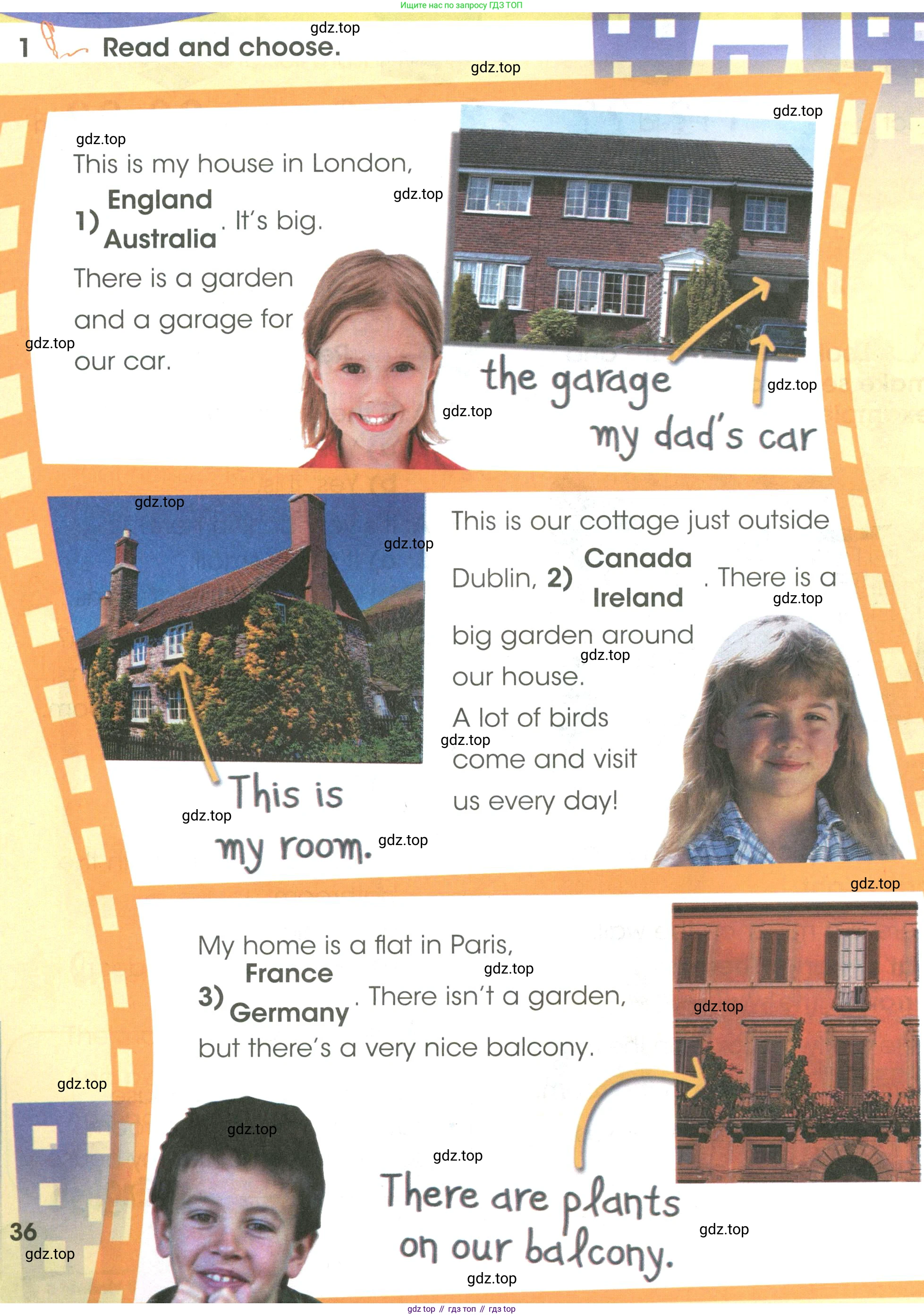 ГДЗ Английский язык (english), 3 класс Учебник (Student's book), авторы: Баранова Ксения Михайловна (Baranova Ksenia), Дули Дженни (Dooley Jenny), Копылова Виктория Викторовна (Kopylova Victoria), Мильруд Радислав Петрович (Millrood Radislav), Эванс Вирджиния (Evans Virginia), издательство Просвещение, Москва, 2023, зелёного цвета, Часть ( Part) 2, страница 36, номер 1, Условие