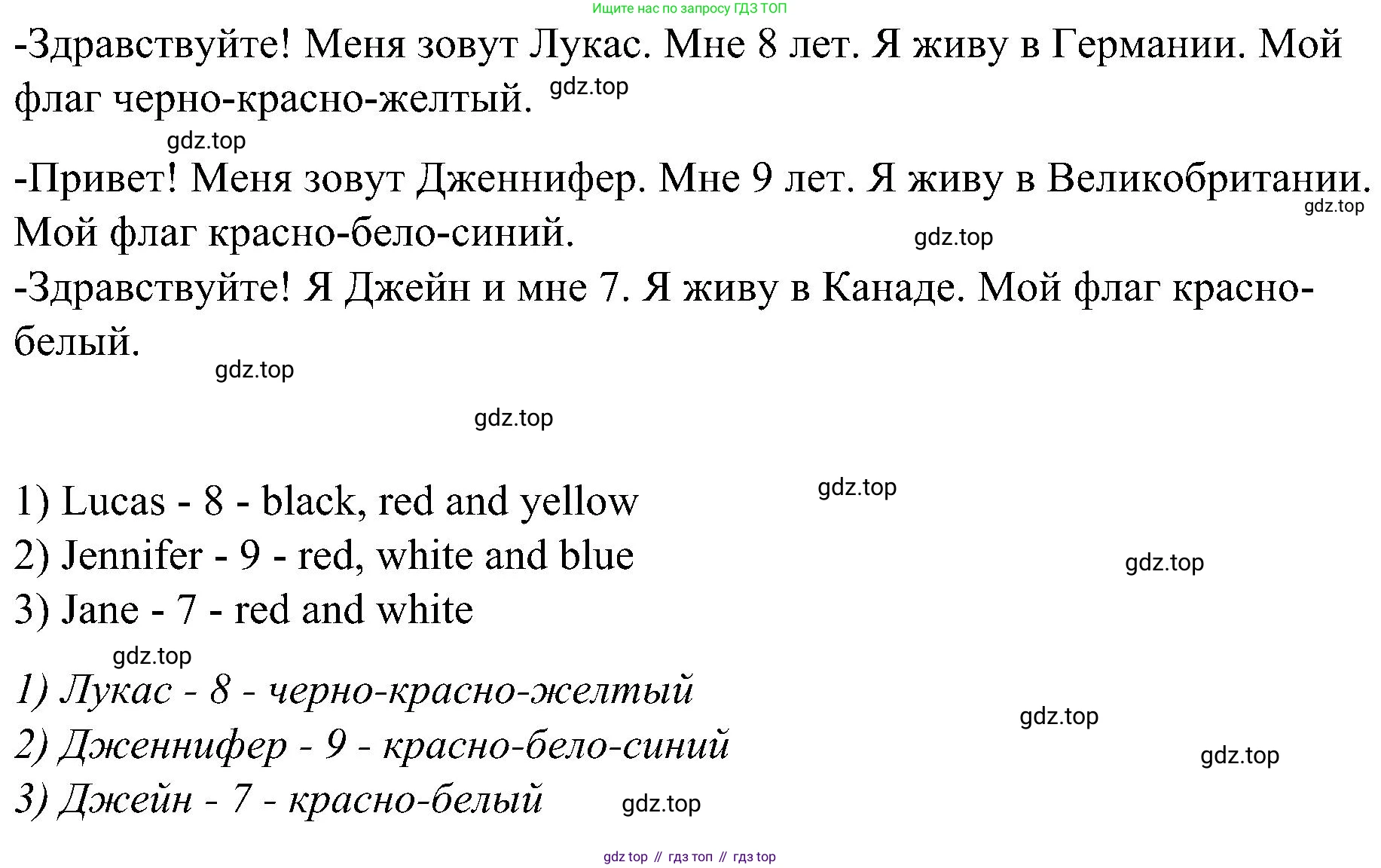 ГДЗ Английский язык (english), 3 класс Учебник (Student's book), авторы: Баранова Ксения Михайловна (Baranova Ksenia), Дули Дженни (Dooley Jenny), Копылова Виктория Викторовна (Kopylova Victoria), Мильруд Радислав Петрович (Millrood Radislav), Эванс Вирджиния (Evans Virginia), издательство Просвещение, Москва, 2023, зелёного цвета, Часть ( Part) 1, страница 34, номер 1, Решение (продолжение 2)