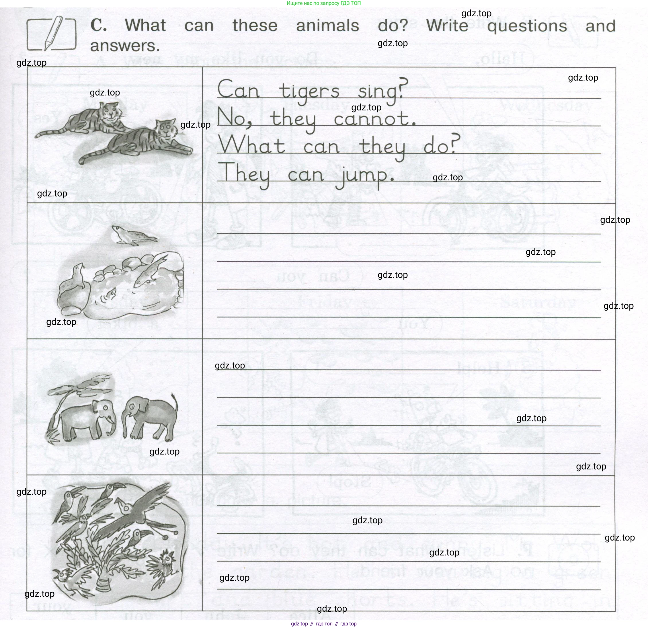 ГДЗ Английский язык (english), 3 класс рабочая тетрадь (activity book), авторы: Вербицкая Мария Валерьевна (Verbitskaya Maria), Эббс Брайен (Abbs Brian), Уорелл Энн (Worrall Anne), Уорд Энн (Ward Ann), издательство Просвещение, Москва, 2023, страница 31, номер C, Условие 2023