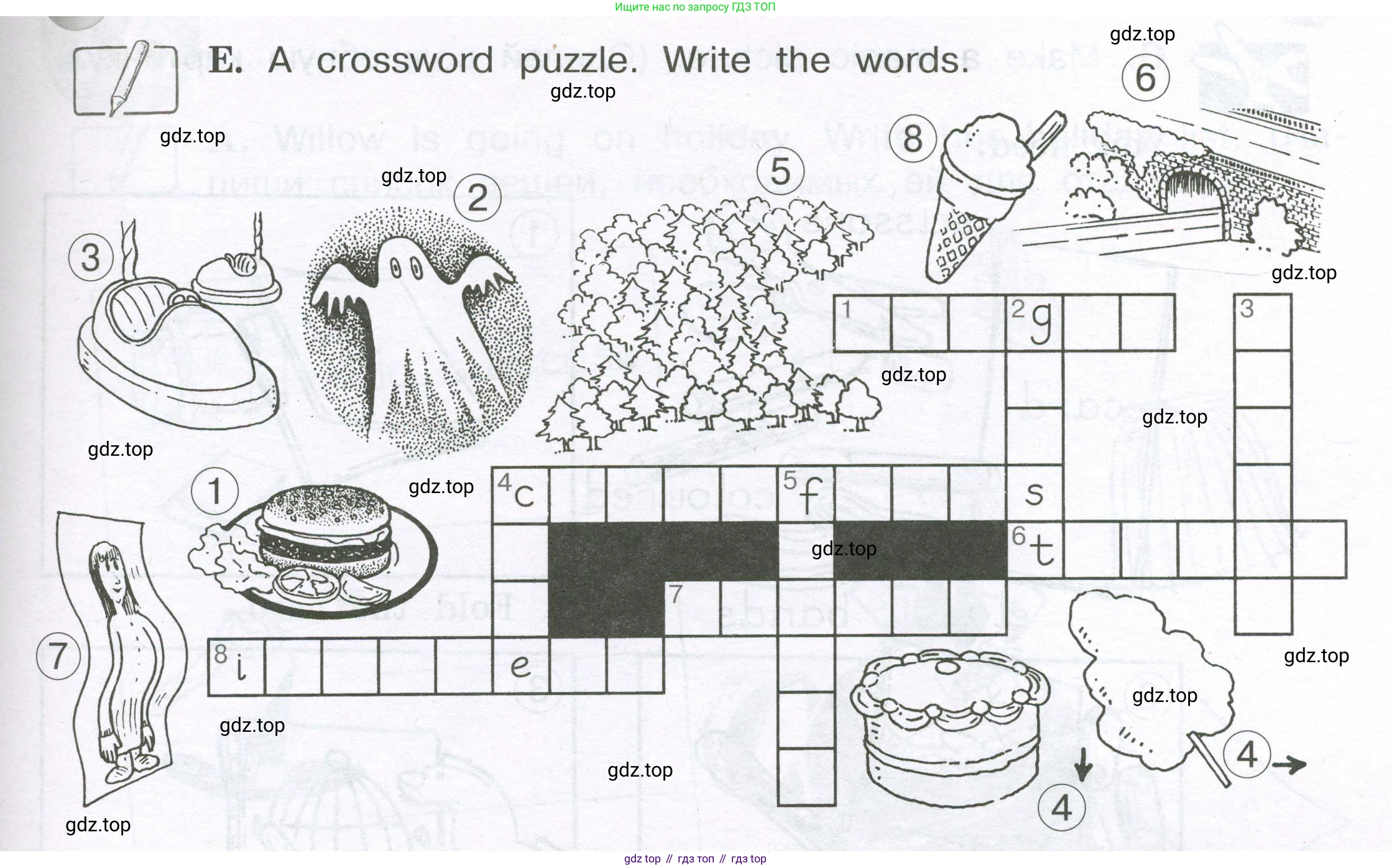ГДЗ Английский язык (english), 3 класс рабочая тетрадь (activity book), авторы: Вербицкая Мария Валерьевна (Verbitskaya Maria), Эббс Брайен (Abbs Brian), Уорелл Энн (Worrall Anne), Уорд Энн (Ward Ann), издательство Просвещение, Москва, 2023, страница 57, номер E, Условие 2023