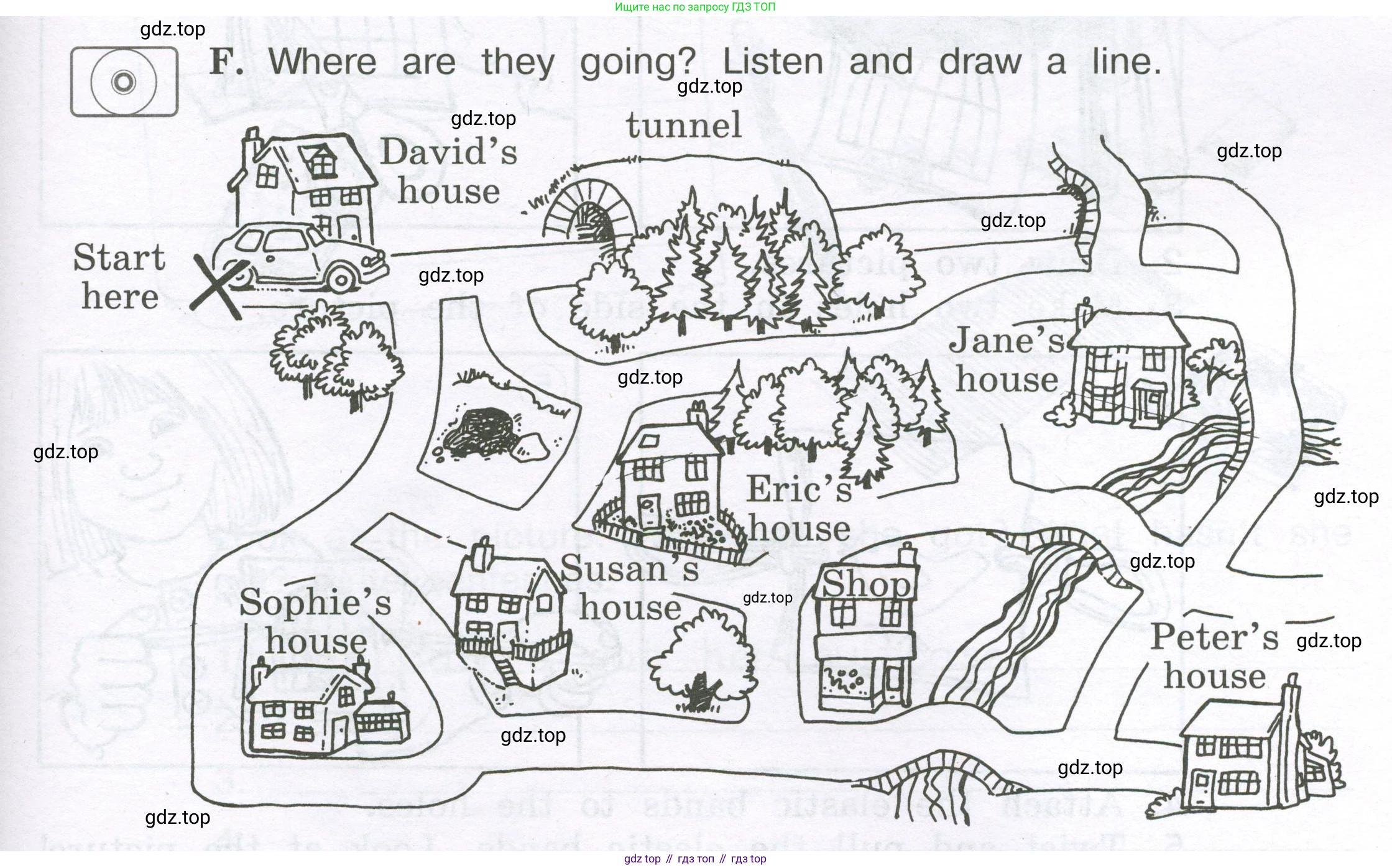 ГДЗ Английский язык (english), 3 класс рабочая тетрадь (activity book), авторы: Вербицкая Мария Валерьевна (Verbitskaya Maria), Эббс Брайен (Abbs Brian), Уорелл Энн (Worrall Anne), Уорд Энн (Ward Ann), издательство Просвещение, Москва, 2023, страница 57, номер F, Условие 2023