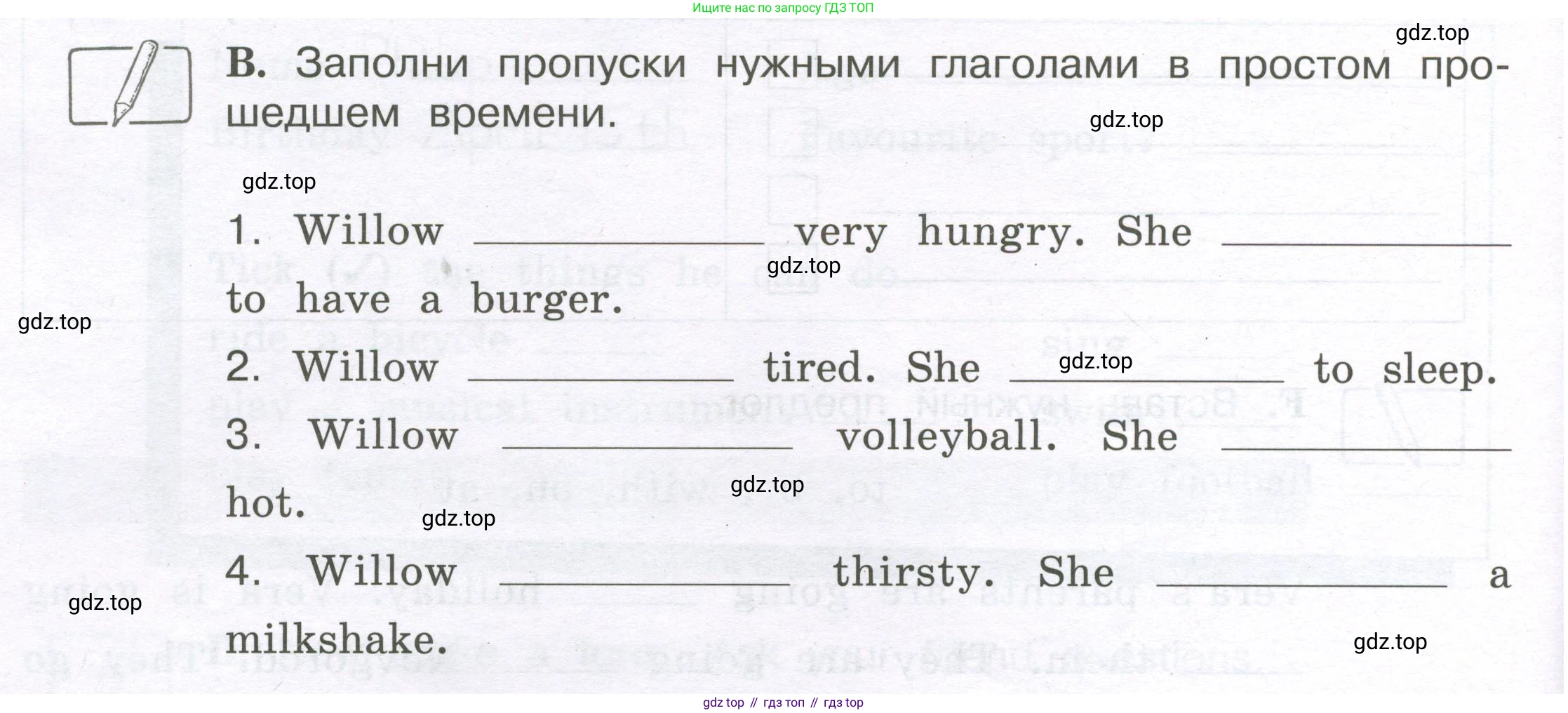 ГДЗ Английский язык (english), 3 класс рабочая тетрадь (activity book), авторы: Вербицкая Мария Валерьевна (Verbitskaya Maria), Эббс Брайен (Abbs Brian), Уорелл Энн (Worrall Anne), Уорд Энн (Ward Ann), издательство Просвещение, Москва, 2023, страница 62, номер B, Условие 2023