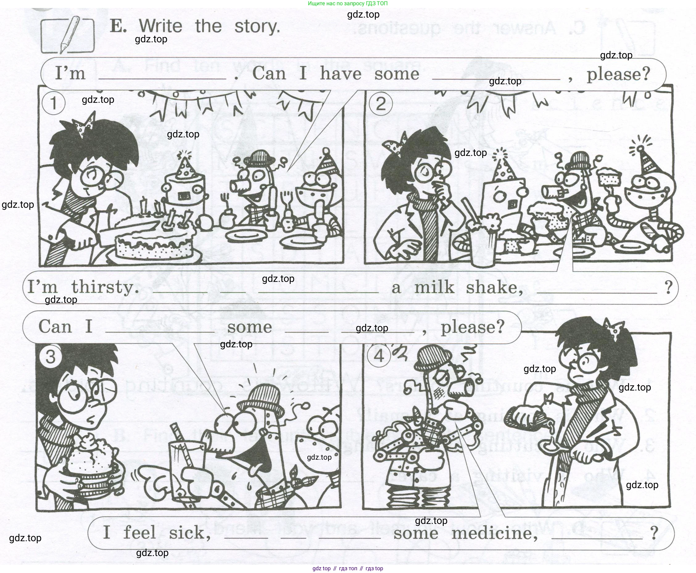 ГДЗ Английский язык (english), 3 класс рабочая тетрадь (activity book), авторы: Вербицкая Мария Валерьевна (Verbitskaya Maria), Эббс Брайен (Abbs Brian), Уорелл Энн (Worrall Anne), Уорд Энн (Ward Ann), издательство Просвещение, Москва, 2023, страница 72, номер E, Условие 2023