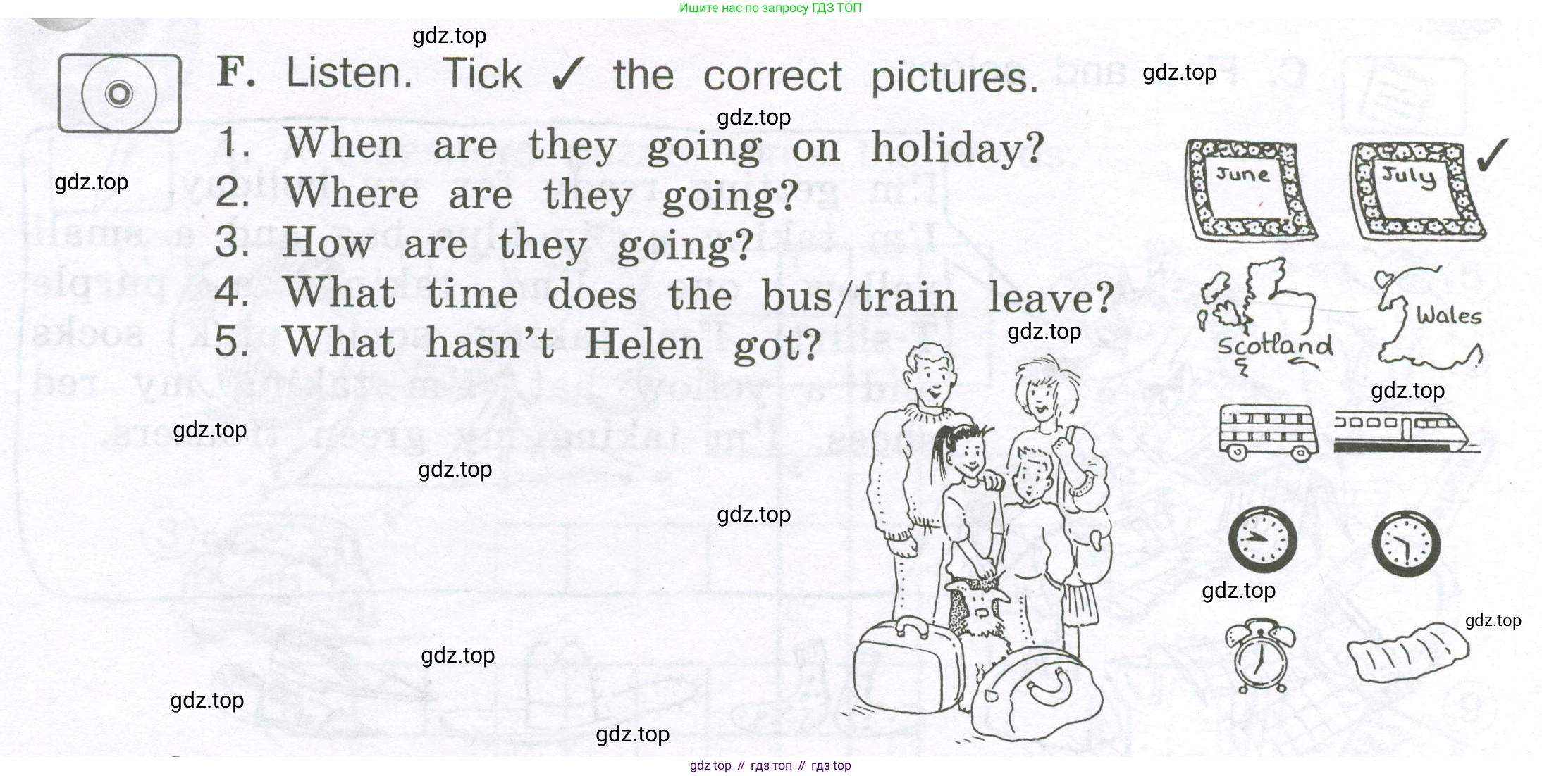 ГДЗ Английский язык (english), 3 класс рабочая тетрадь (activity book), авторы: Вербицкая Мария Валерьевна (Verbitskaya Maria), Эббс Брайен (Abbs Brian), Уорелл Энн (Worrall Anne), Уорд Энн (Ward Ann), издательство Просвещение, Москва, 2023, страница 84, номер F, Условие 2023